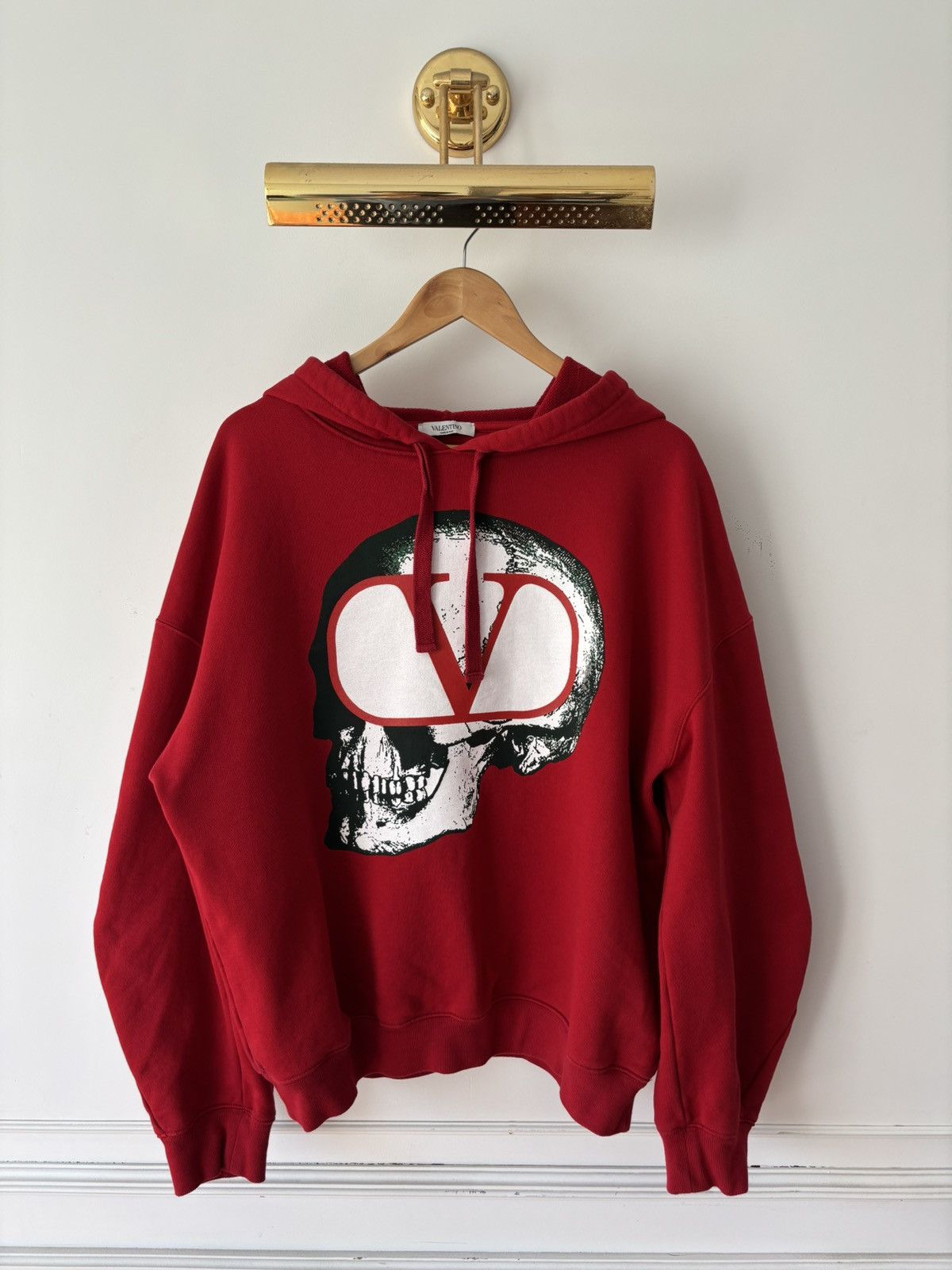 Undercover × Valentino Valentino X Undercover Red Skull Hoodie