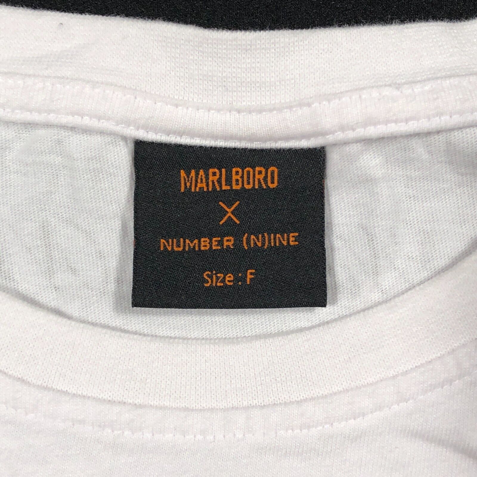 Number (N)ine Vintage 2000s Number (N)ine Marlboro White Tee Shirt Medium Size US M / EU 48-50 / 2 - 3 Thumbnail
