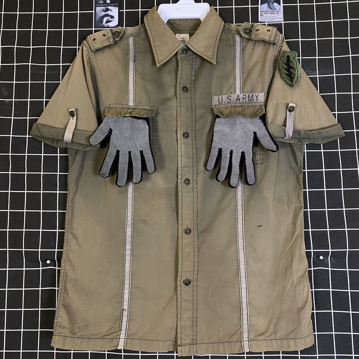 Buzz Rickson's 🇯🇵 C.A.B CLOTHING SUN FADED US ARMY BUTTON UP SHIRT Size US L / EU 52-54 / 3 - 7 Thumbnail