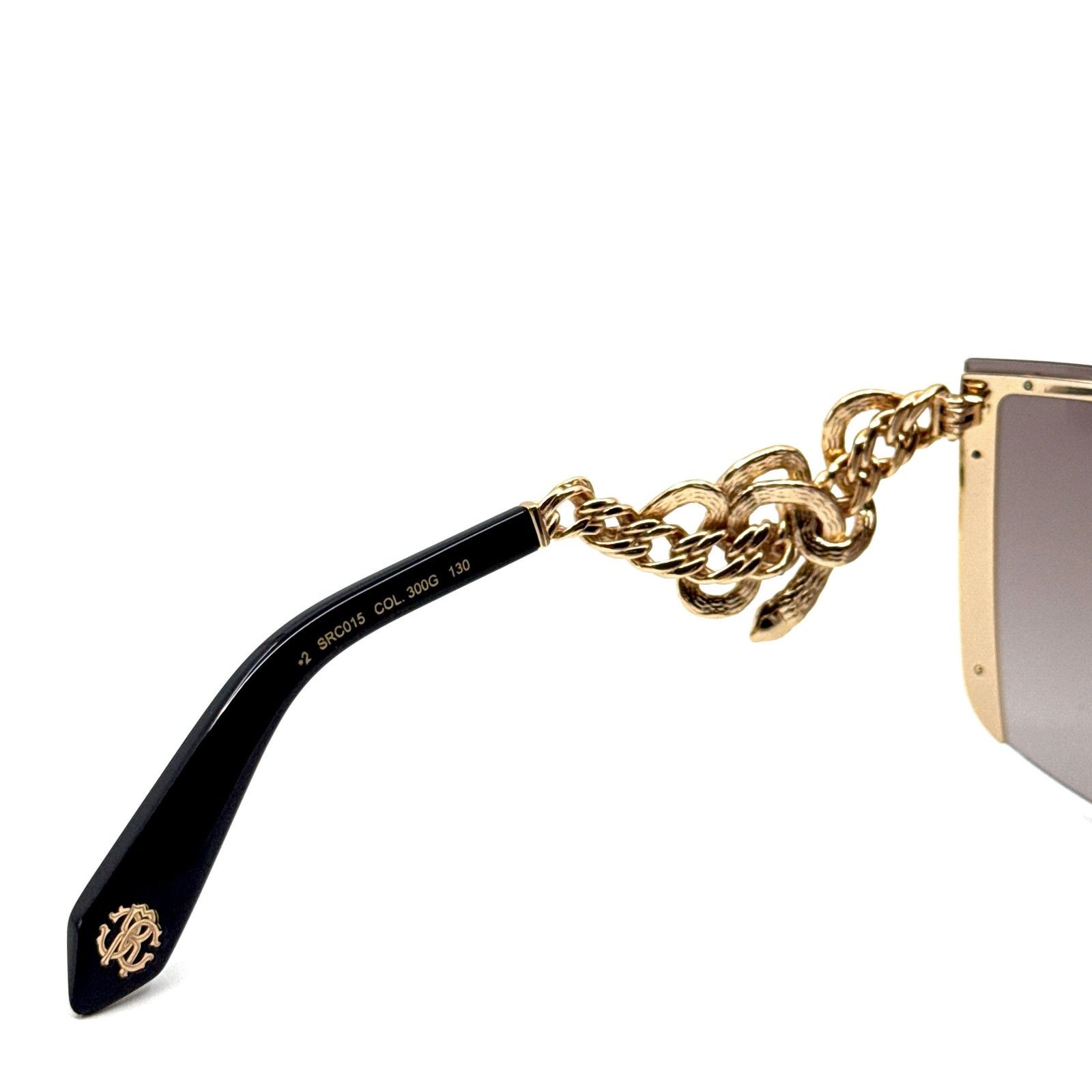 Roberto Cavalli New, ROBERTO CAVALLI Sunglasses SRC015 Col.300G Authentic Size ONE SIZE - 9 Thumbnail