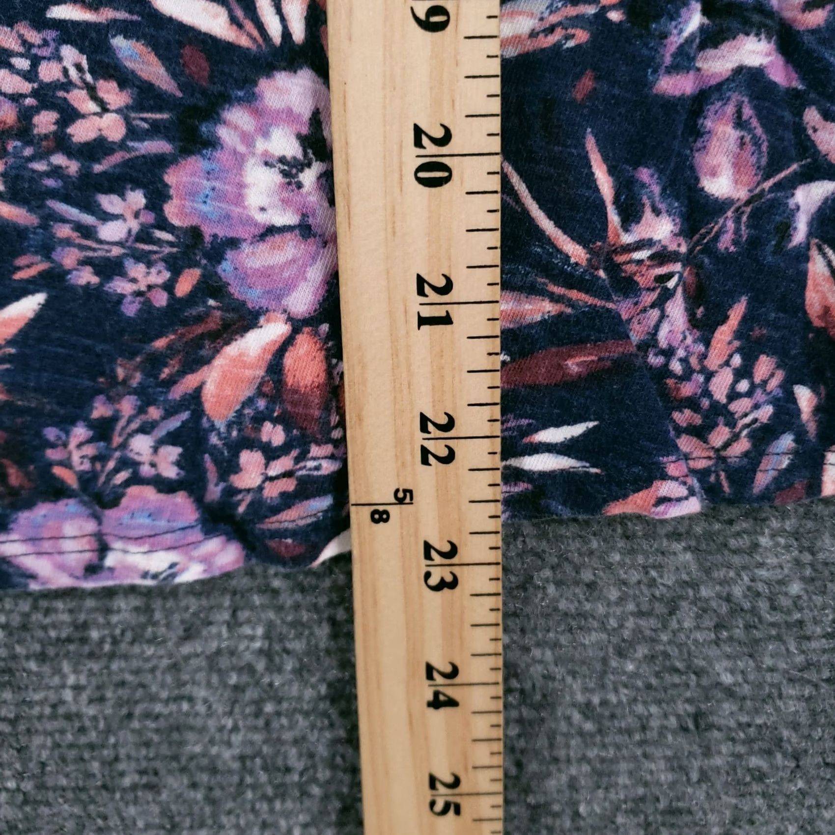Vintage Vintage America Blouse Womens Medium Purple Floral Swing Long Sleeves Casual Size M / US 6-8 / IT 42-44 - 6 Thumbnail
