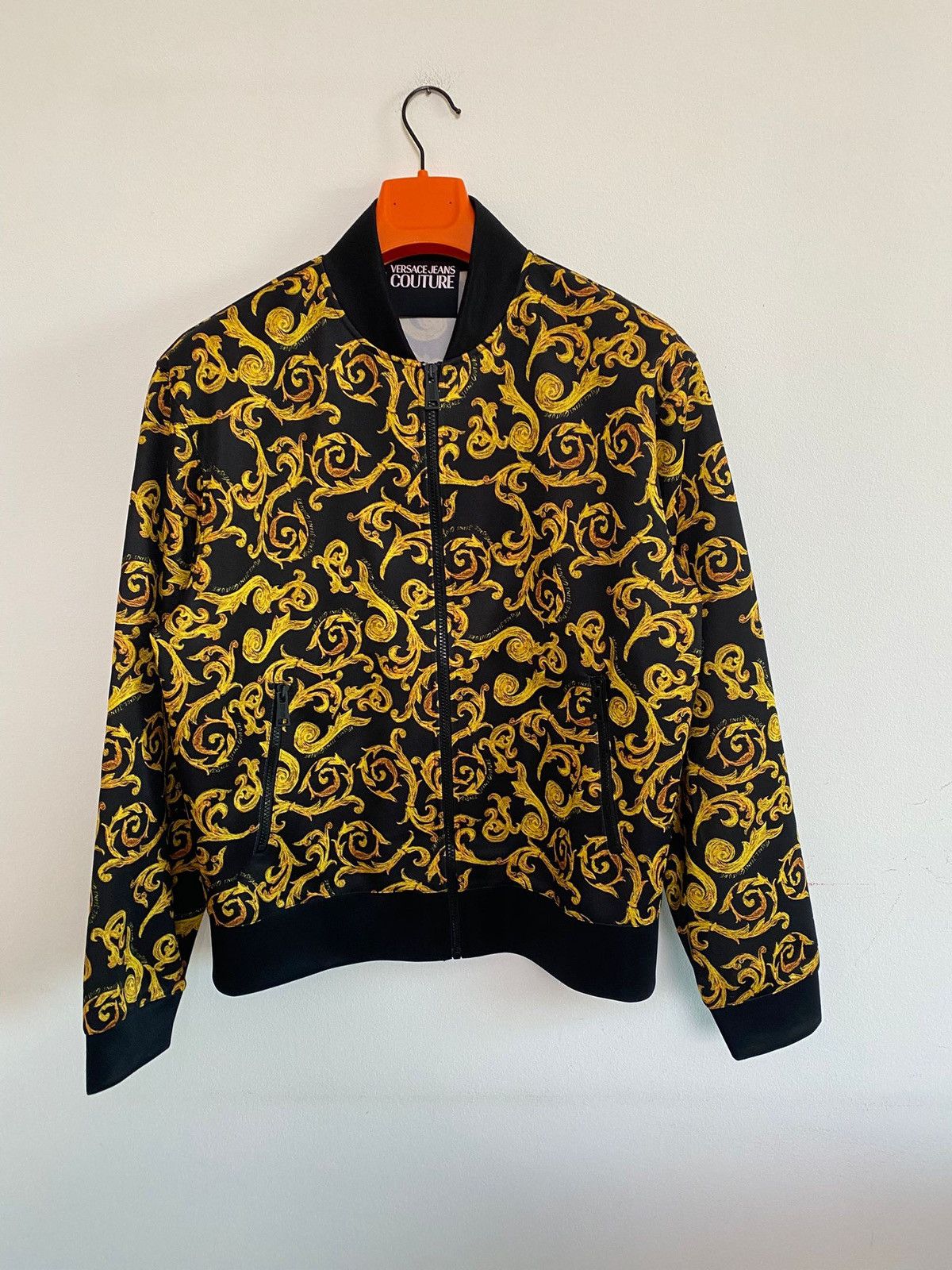 Versace Jeans Couture Versace Jeans zip-up sweatshirt Culture size M black gold, Size US M / EU 48-50 / 2 - 1 Thumbnail