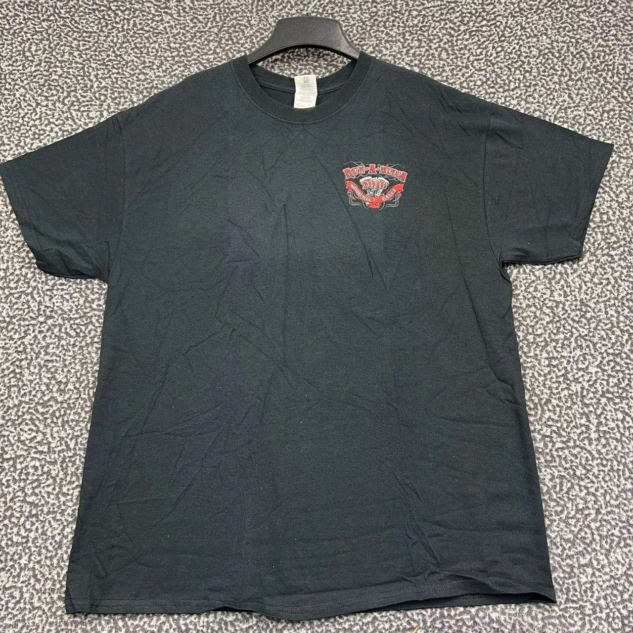 Gildan Vintage Run-A-Mucca Motorcycle Rally Shirt Men XL Gildan New Size US XL / EU 56 / 4 - 2 Thumbnail