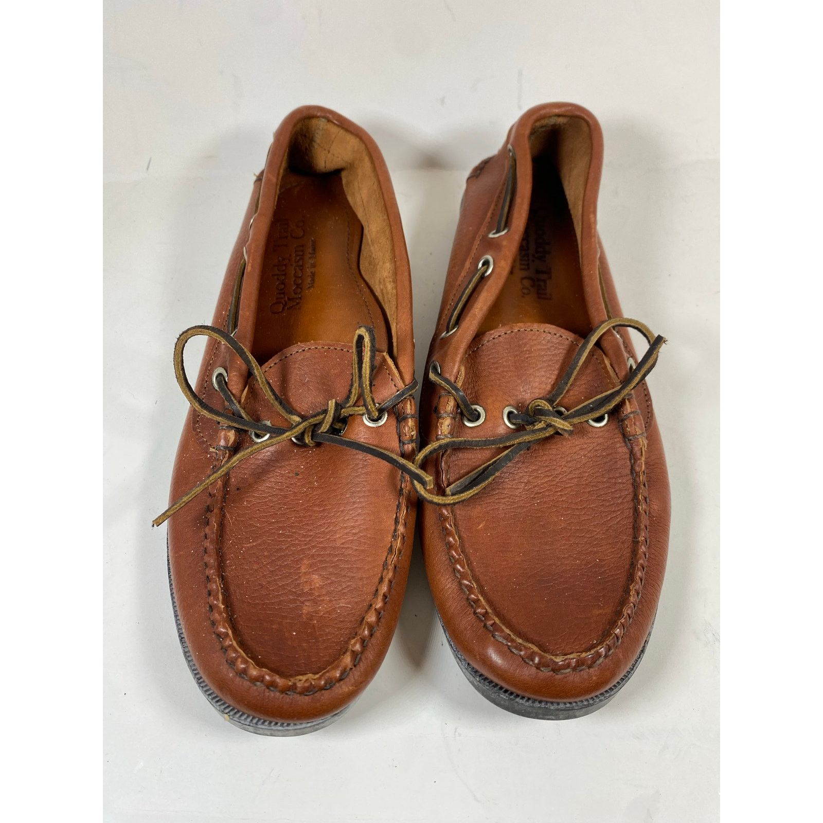 Quoddy Quoddy Brown Leather Moccasin 9.5W Size US 9.5 / EU 42-43 - 1 Thumbnail