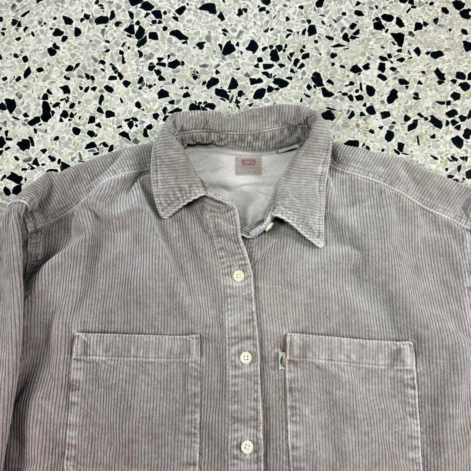 Levi's × Levi's Made & Crafted LEVIS SHACKET WOMENS CORDUROY BUTTON UP SHIRT: Size M / US 6-8 / IT 42-44 - 2 Thumbnail