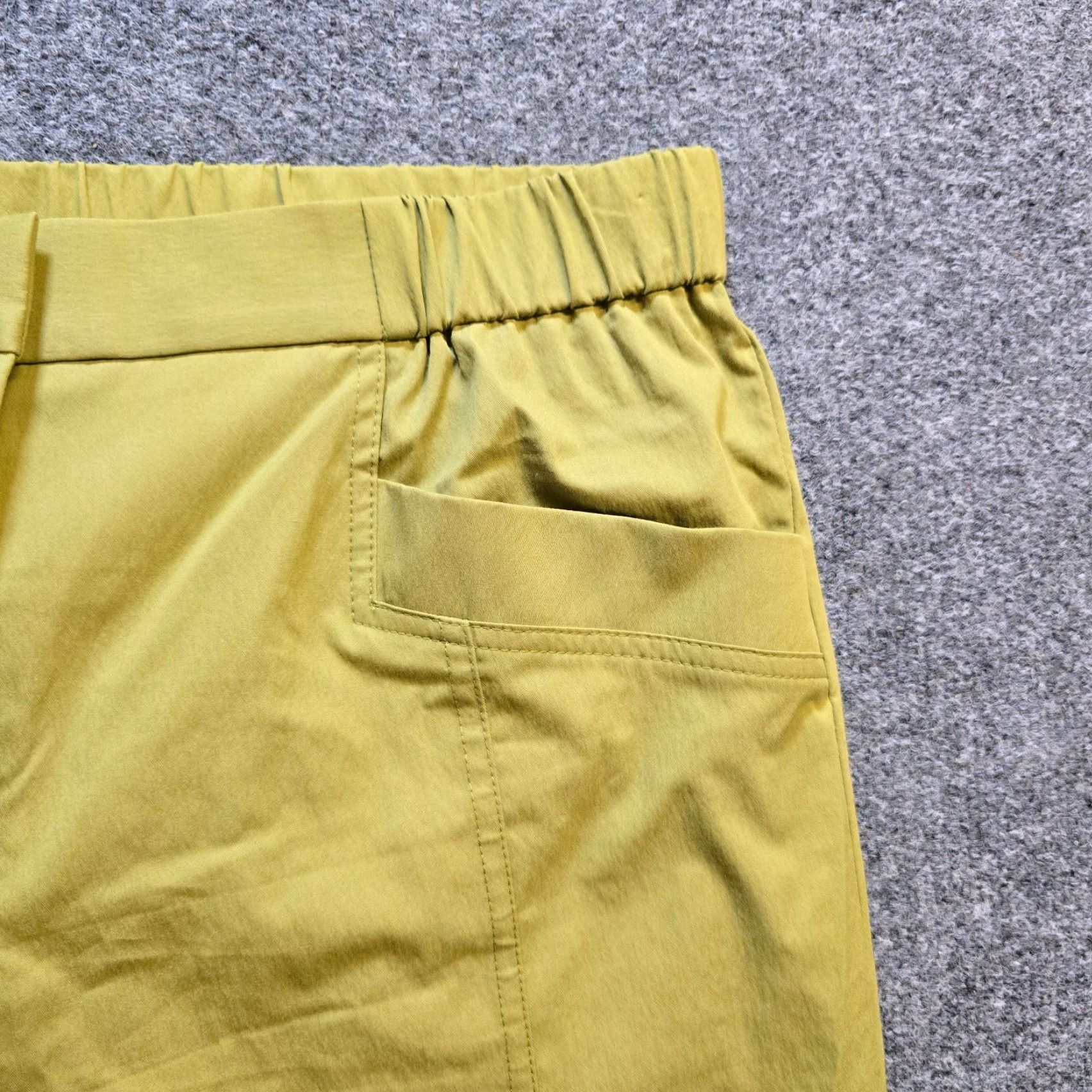 Vintage Elliott Lauren Pants Womens 12 Green Pockets Zip Straight Leg Nylon Career Dress Pants Mens? Size 34" / US 12 / IT 48 - 3 Thumbnail