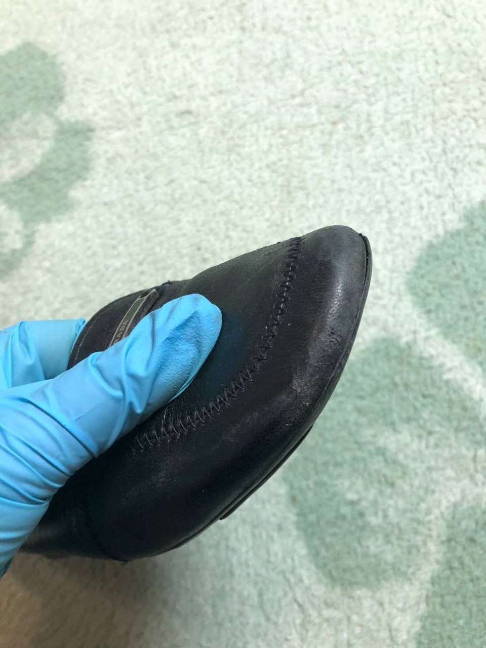 Prada Vintage Prada Classic Fit Black Flats Size US 8 / IT 38 - 7 Thumbnail