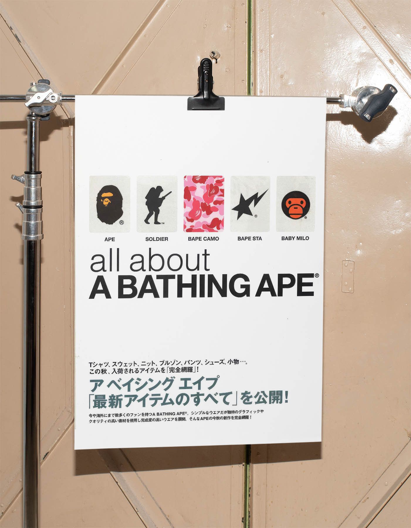 Bape Bape Poster Gift Vintage Archive Art Book Logo Size ONE SIZE - 1 Thumbnail