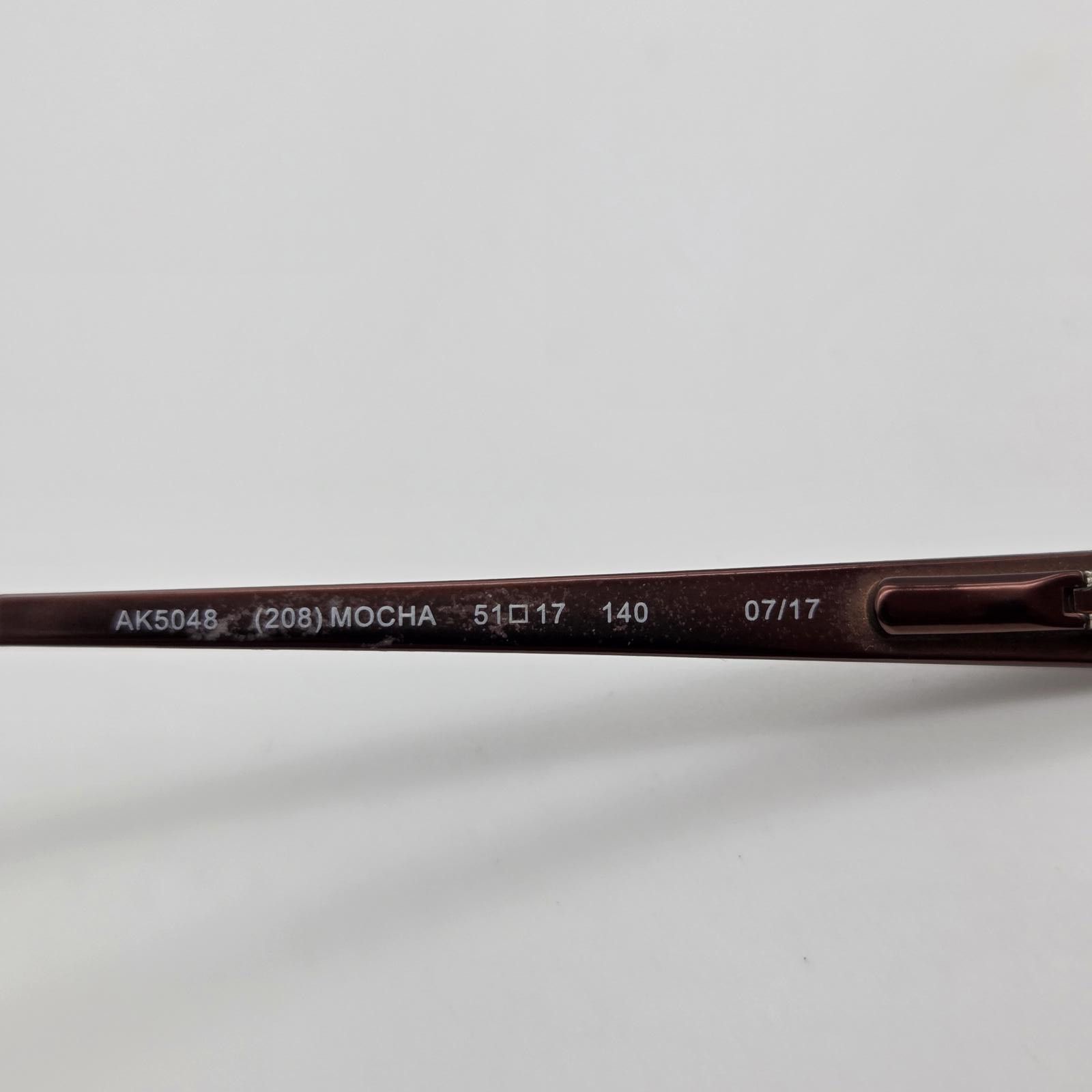 Designer Anne Klein AK5048 Eyeglasses FRAMES ONLY 51-17-140 208 Mocha Size ONE SIZE - 8 Thumbnail