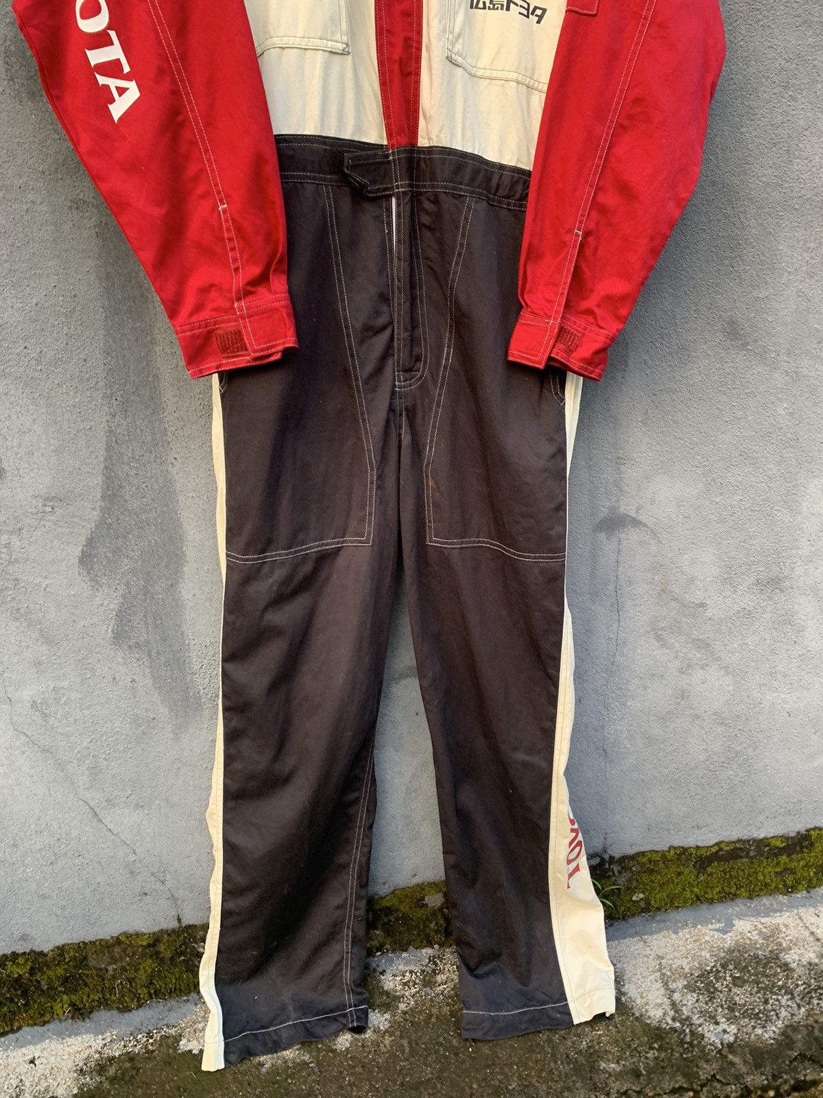Japanese Brand 🏁VINTAGE TOYOTA TECNO JUMPSUIT Size US 33 - 8 Thumbnail