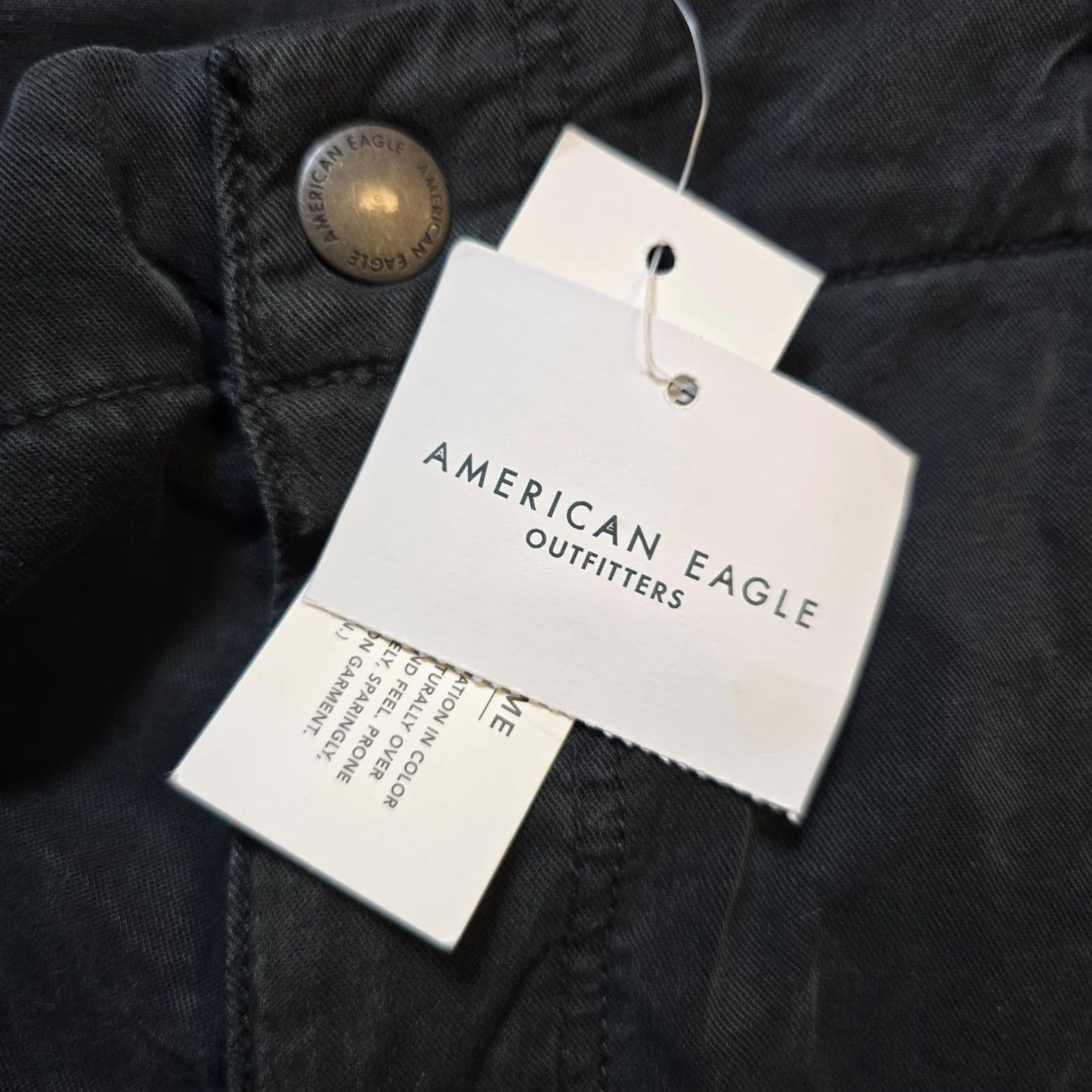 American Eagle Outfitters American Eagle Outfitters Pants Women Size 2 Black Tencel Wide-Leg Cargo Y2K Casual Minimal Size 26" / US 2 / IT 38 - 6 Thumbnail