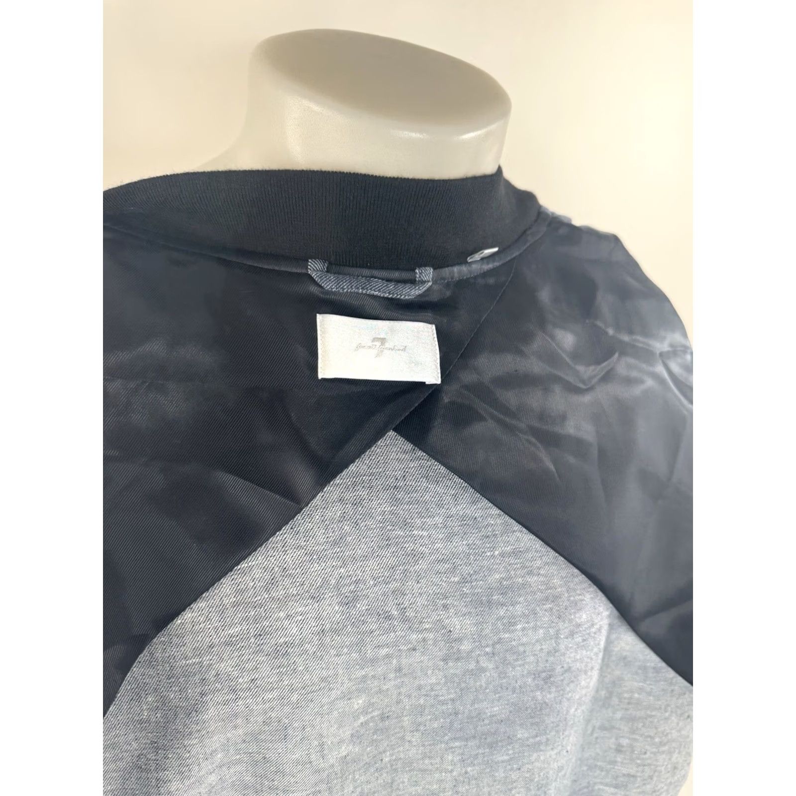 7 For All Mankind 7 FOR ALL MANKIND Mens XXL Bomber Full Zip Jacket Blue 2XL Regular Size 7 For All Mankind Jacket Bomber Full Zip Mens Brown? Size US XXL / EU 58 / 5 - 5 Thumbnail
