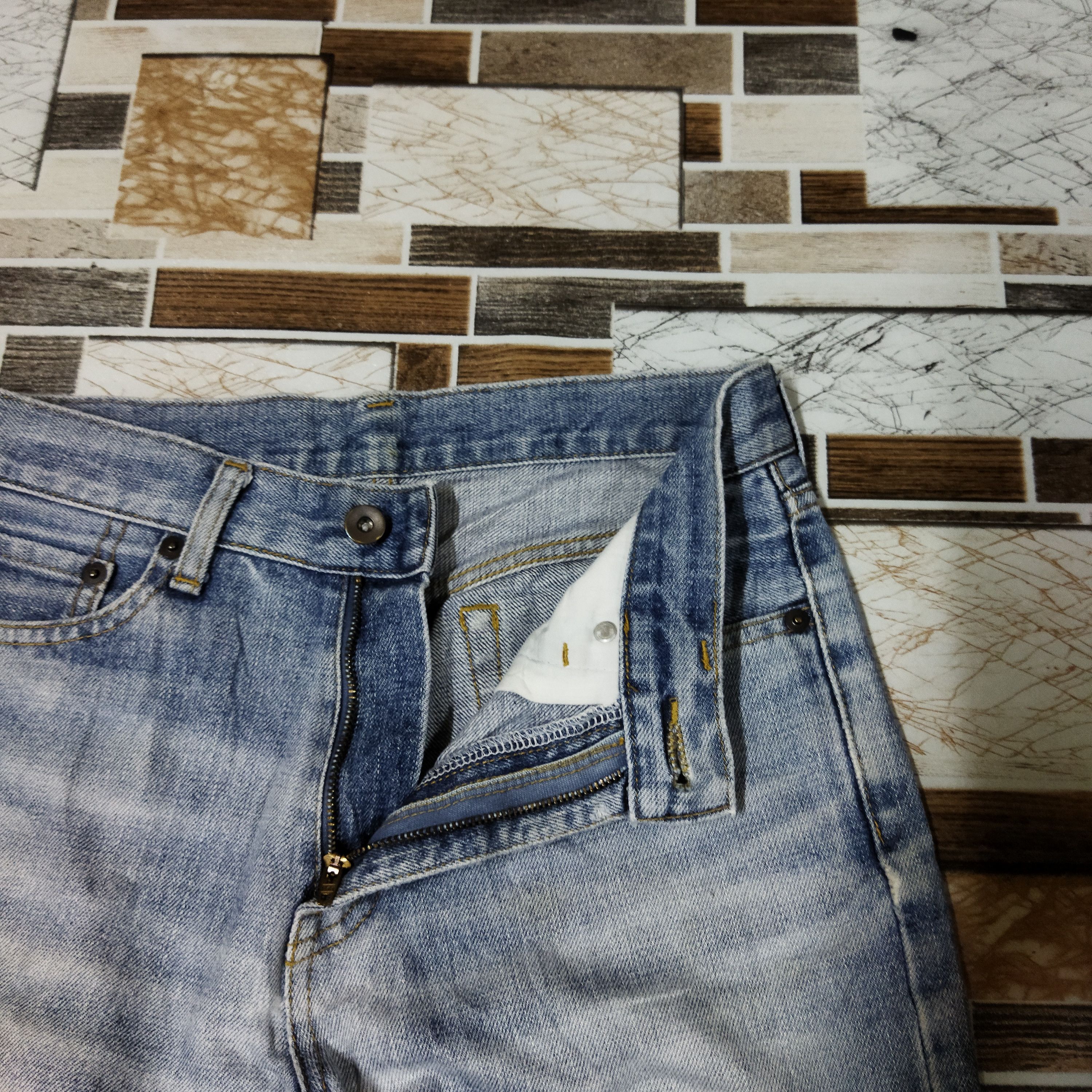 Japanese Brand × Vintage VINTAGE JAPANESE DISTRESSED LIGHT BLUE JEANS PANTS Size US 28 / EU 44 - 6 Thumbnail