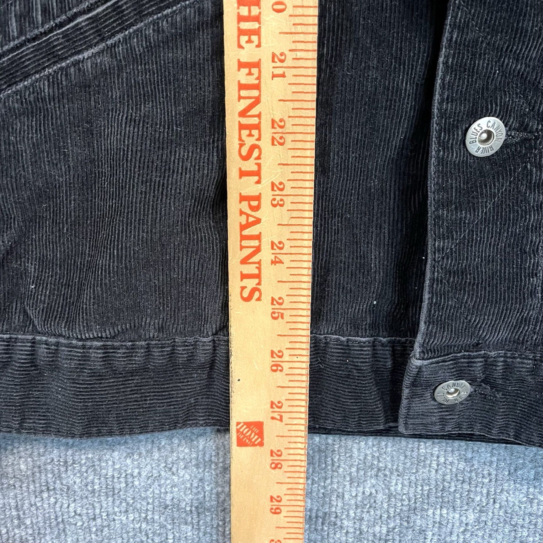 Vintage VINTAGE Canyon River Blues 90s Thick Corduroy Trucker Jacket Mens 2XL Black Size US XXL / EU 58 / 5 - 5 Thumbnail