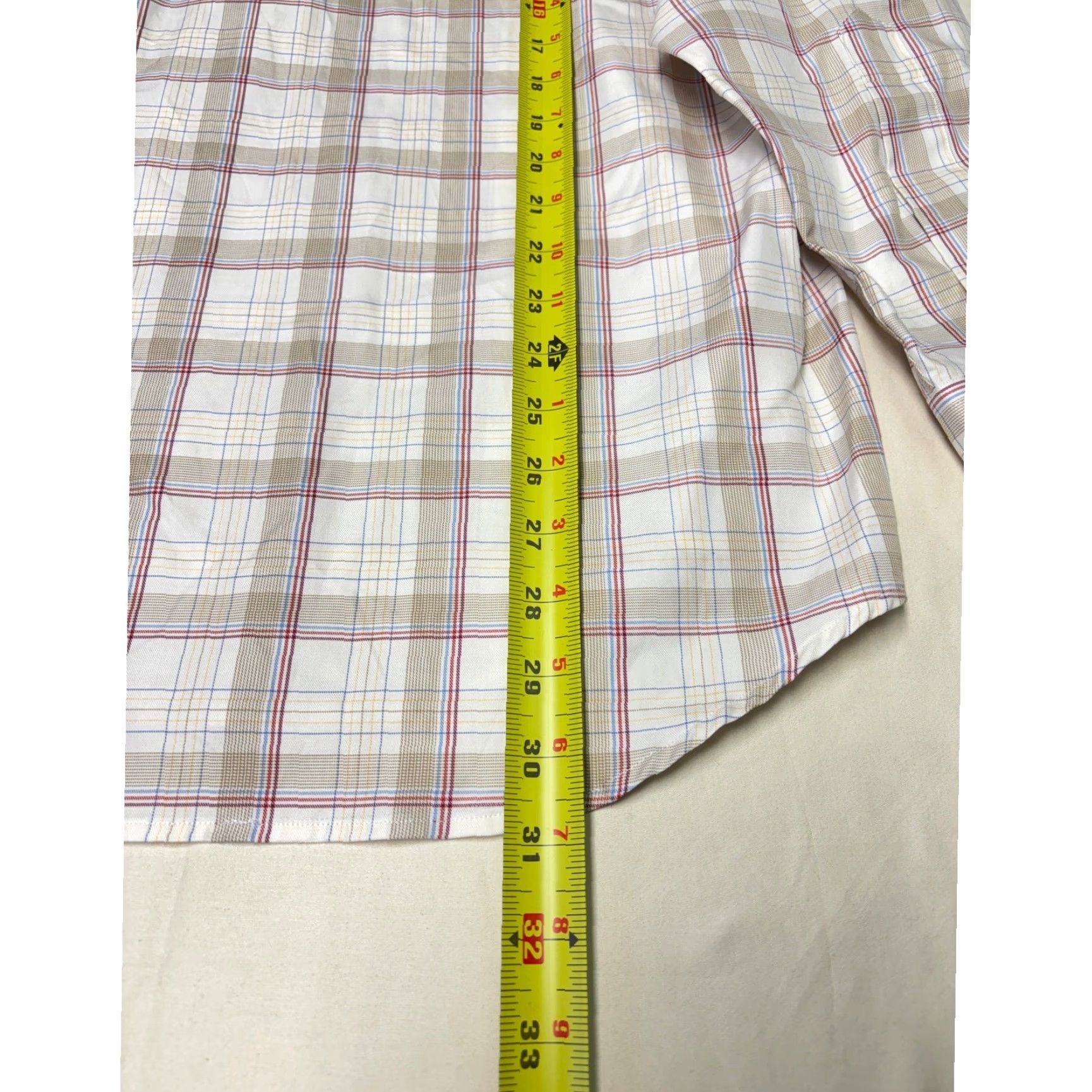 Ermenegildo Zegna VINTAGE Ermenegildo Zegna Shirt Plaid Button-Down Shirt Men M White Cotton Button-Up Long Sleeve Collared Casual Business Size US M / EU 48-50 / 2 - 7 Thumbnail