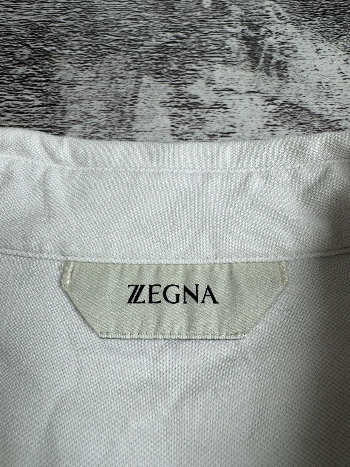 Z Zegna Vintage Z Zegna White Luxury Medium Classic Longsleeve Luxury Button Blank Shirt Size US M / EU 48-50 / 2 - 11 Thumbnail