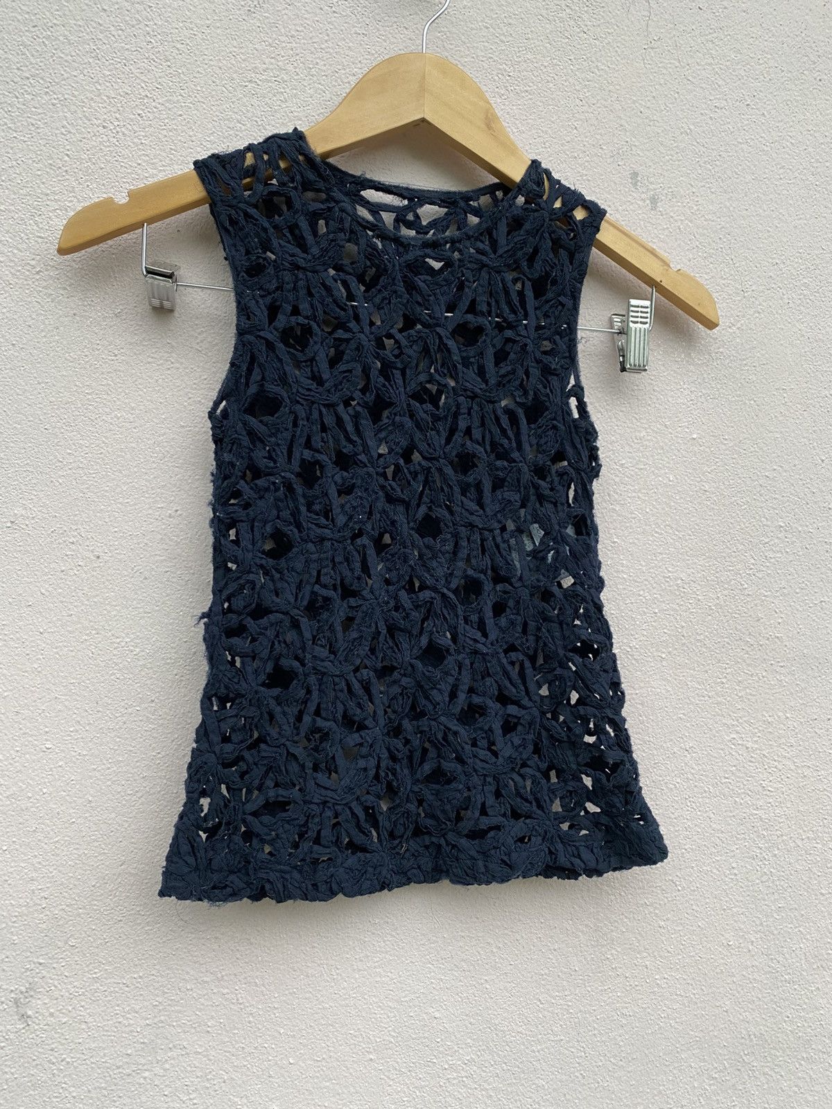 Comme des Garcons Comme des garcons tank tops mesh a/d 1996 Size S / US 4 / IT 40 - 3 Thumbnail