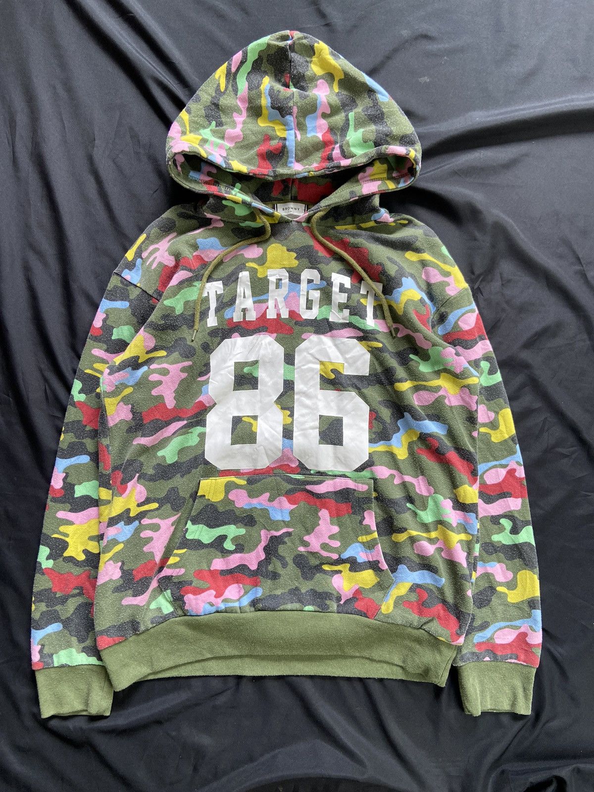 Japanese Brand TARGET 86 BROWNY ARMY HOODIE Size US M / EU 48-50 / 2 - 1 Thumbnail