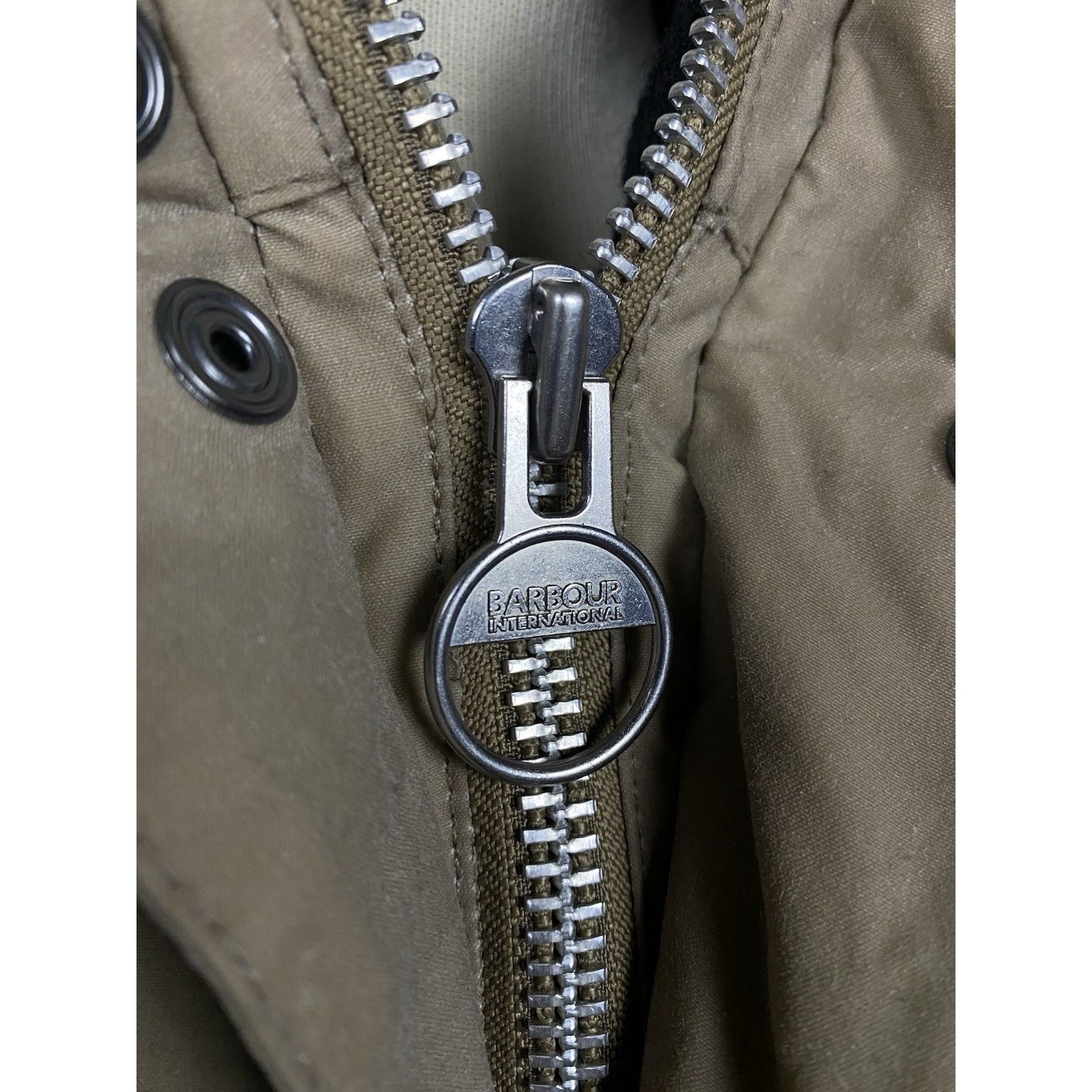 Barbour Barbour Int. Keelman Men's Beige Waxed Insulated Parka Jacke Size US M / EU 48-50 / 2 - 9 Thumbnail