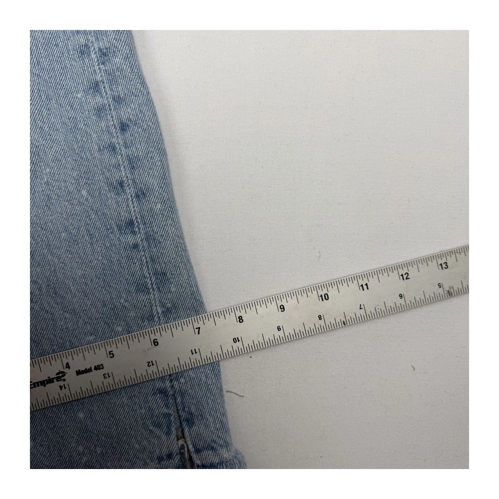 Levi's Levis 501 Big E Distressed Womens Jeans Button Fly Cotton Li Size US 27 - 6 Thumbnail