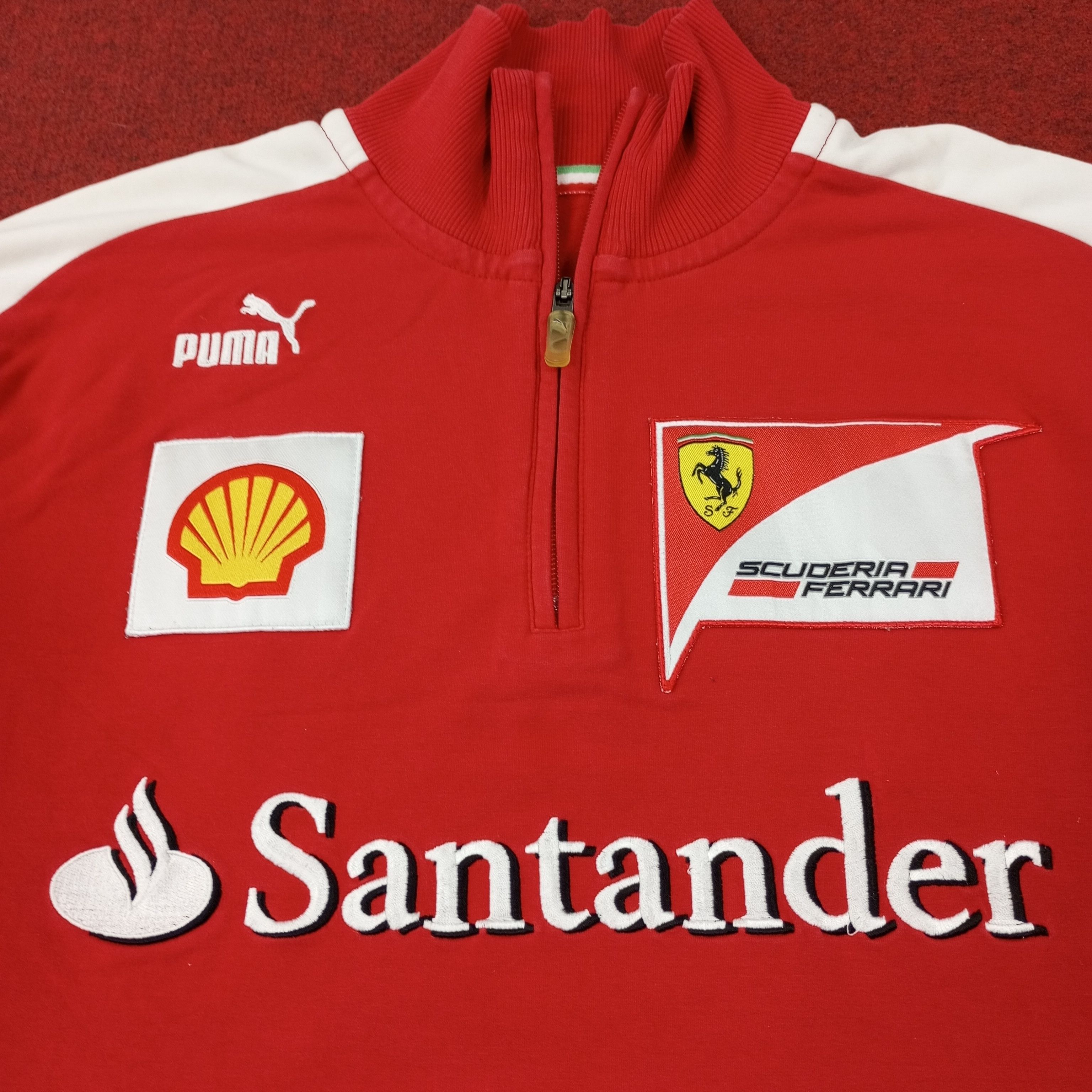 Ferrari Puma Ferrari Pirelli Half Zipper Sweatshirt c234n20 Size US M / EU 48-50 / 2 - 2 Thumbnail