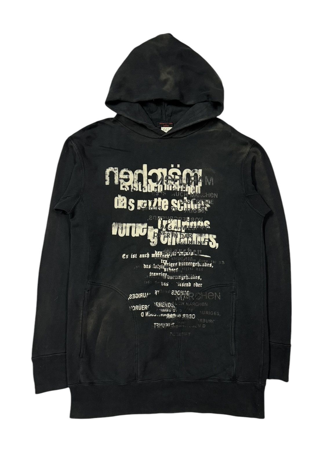 Costume National × If Six Was Nine × Vintage Vtg🔥National Name Grosbec Poem Pullover Hoodies Size US M / EU 48-50 / 2 - 1 Thumbnail