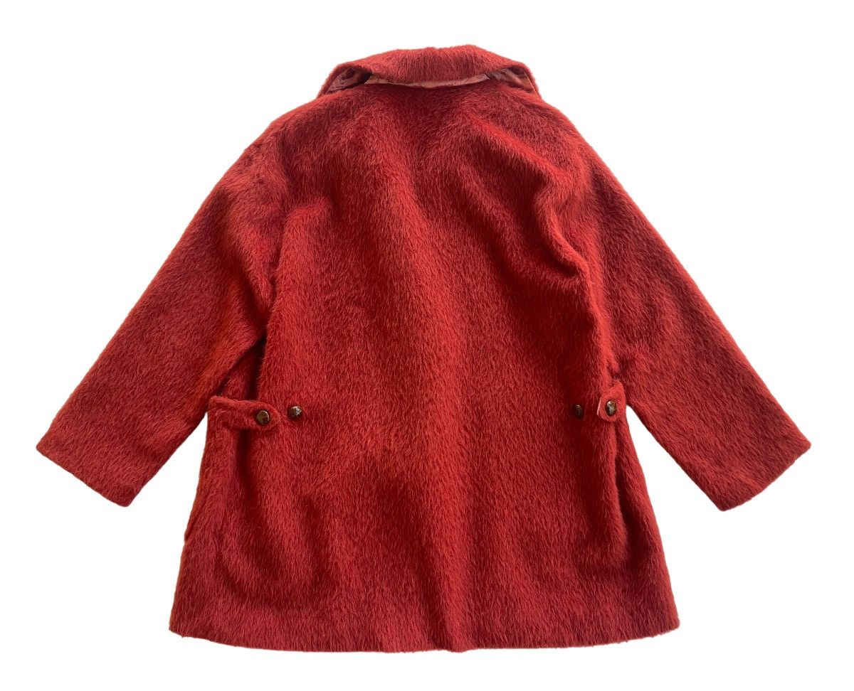 Japanese Brand Massimo Monteforte Fuzzy Mohair Button Less Coat Size M / US 6-8 / IT 42-44 - 9 Thumbnail