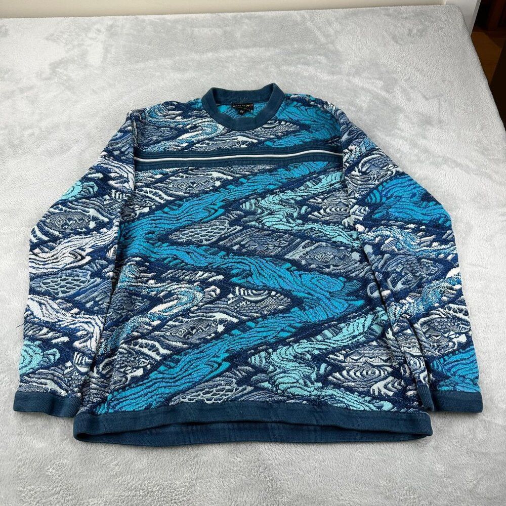 Coogi Coogi Australia Blue River Sweater Men's Size 2XL Size US XXL / EU 58 / 5 - 6 Thumbnail