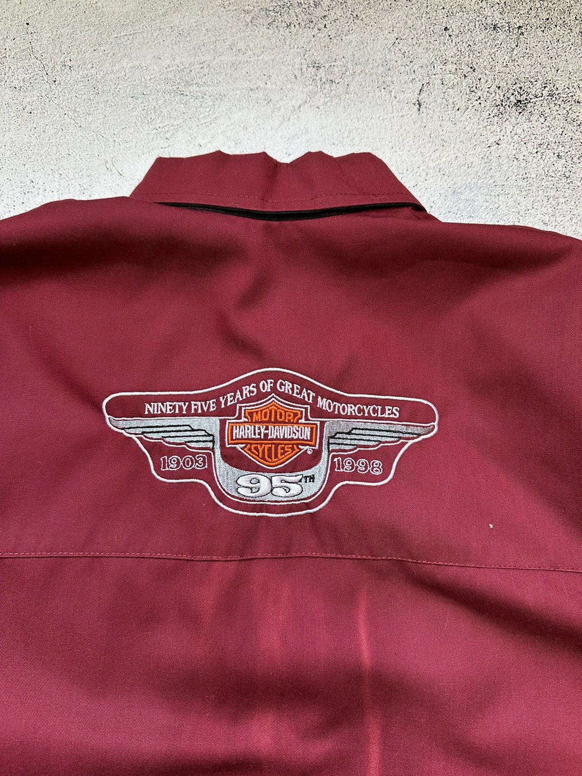 Harley Davidson × Vintage Harley Davidson Vintage Button Shirt long sleeve Size US M / EU 48-50 / 2 - 7 Thumbnail