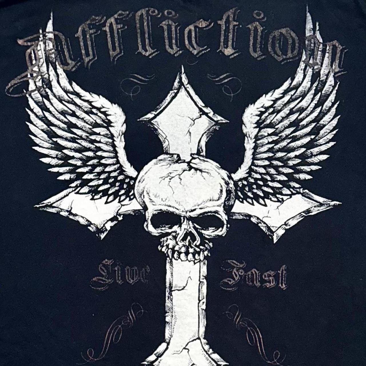 Affliction Y2K Vintage Affliction Cross Graphic Tee L Size US L / EU 52-54 / 3 - 1 Thumbnail