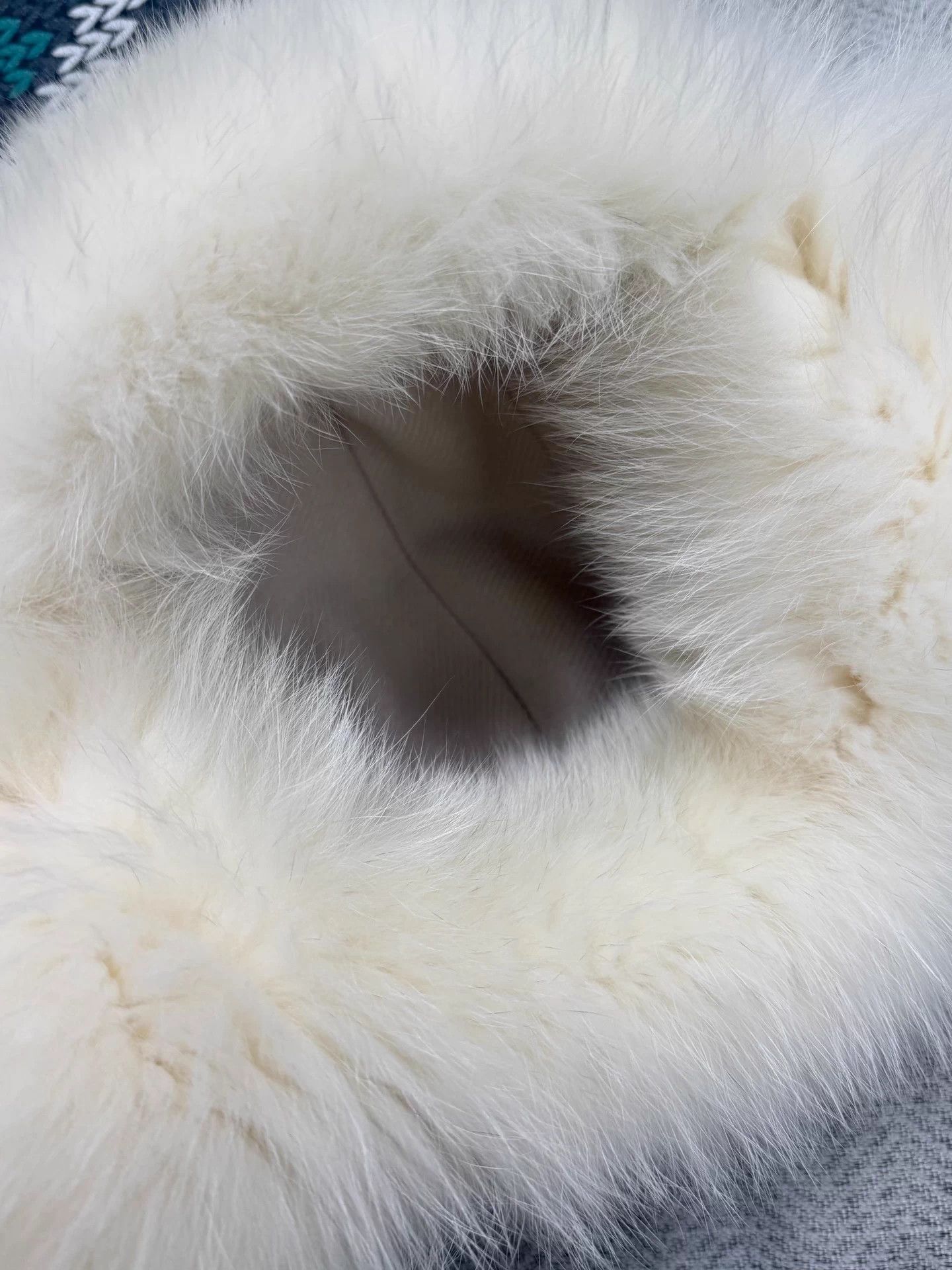 Loro Piana Loro Piana white cashmere fox fur trapper hat M Size ONE SIZE - 3 Thumbnail