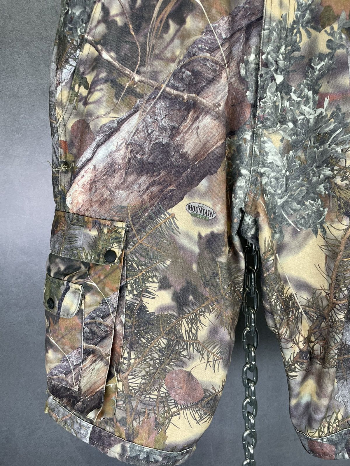 Vintage Vintage camo utility cargo pocket shorts size 34-T baggy Size US 34 / EU 50 - 3 Thumbnail