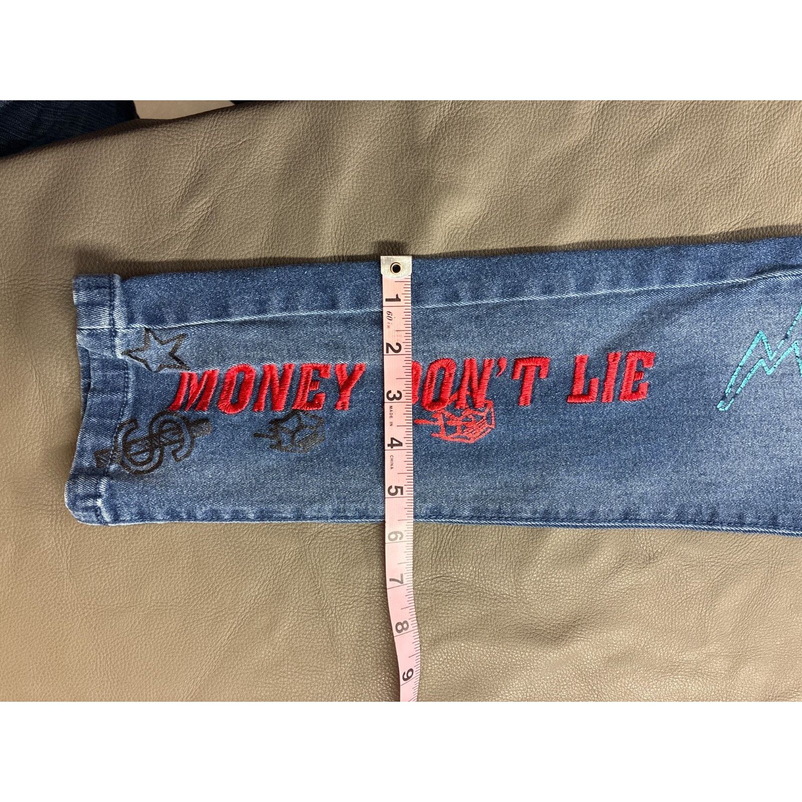 Pike Brothers Black Pike Graphic Denim Jeans Men’s 32x32 Streetwear Size US 32 / EU 48 - 4 Thumbnail