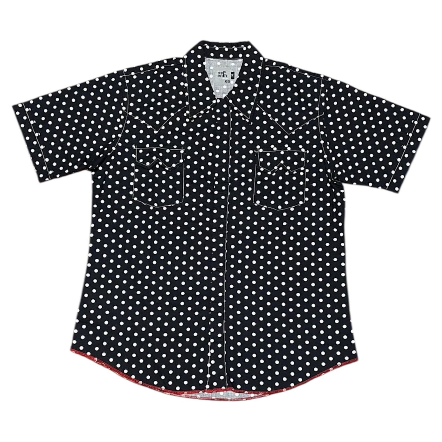 Nepenthes 2000s Nepenthes New York Polkadot Western Button Shirt Size US L / EU 52-54 / 3 - 1 Thumbnail