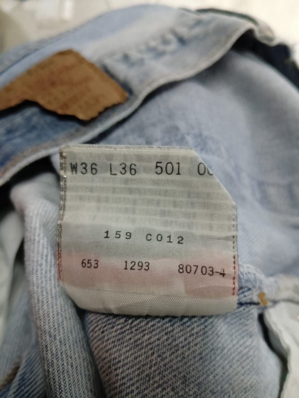 Levi's vintage levis jeans distressed denim 501 usa Size US 34 / EU 50 - 11 Thumbnail