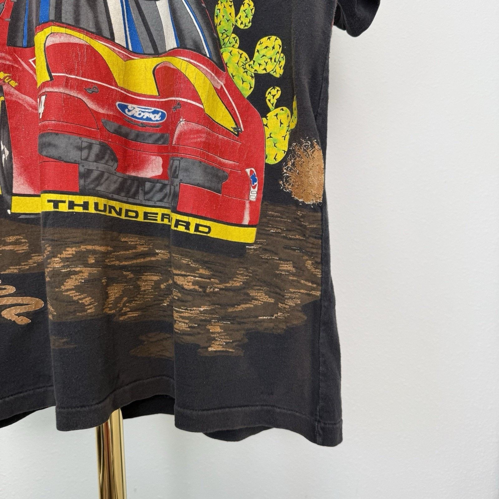 NASCAR × Vintage Vtg Bill Elliott Nascar Dawsonville AOP McDonalds T Shirt Size US L / EU 52-54 / 3 - 11 Thumbnail