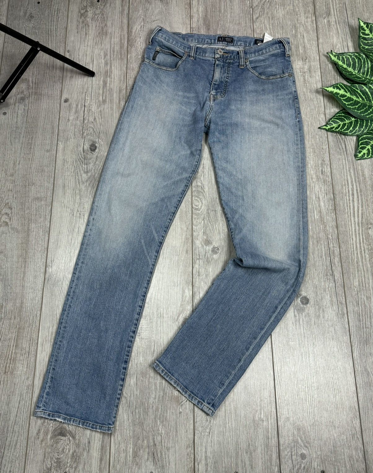 Armani × Japanese Brand × Vintage ARMANI JEANS METAL LOGO VINTAGE HYPE JAPANESE STYLE SIZE 32 Size US 32 / EU 48 - 22 Thumbnail