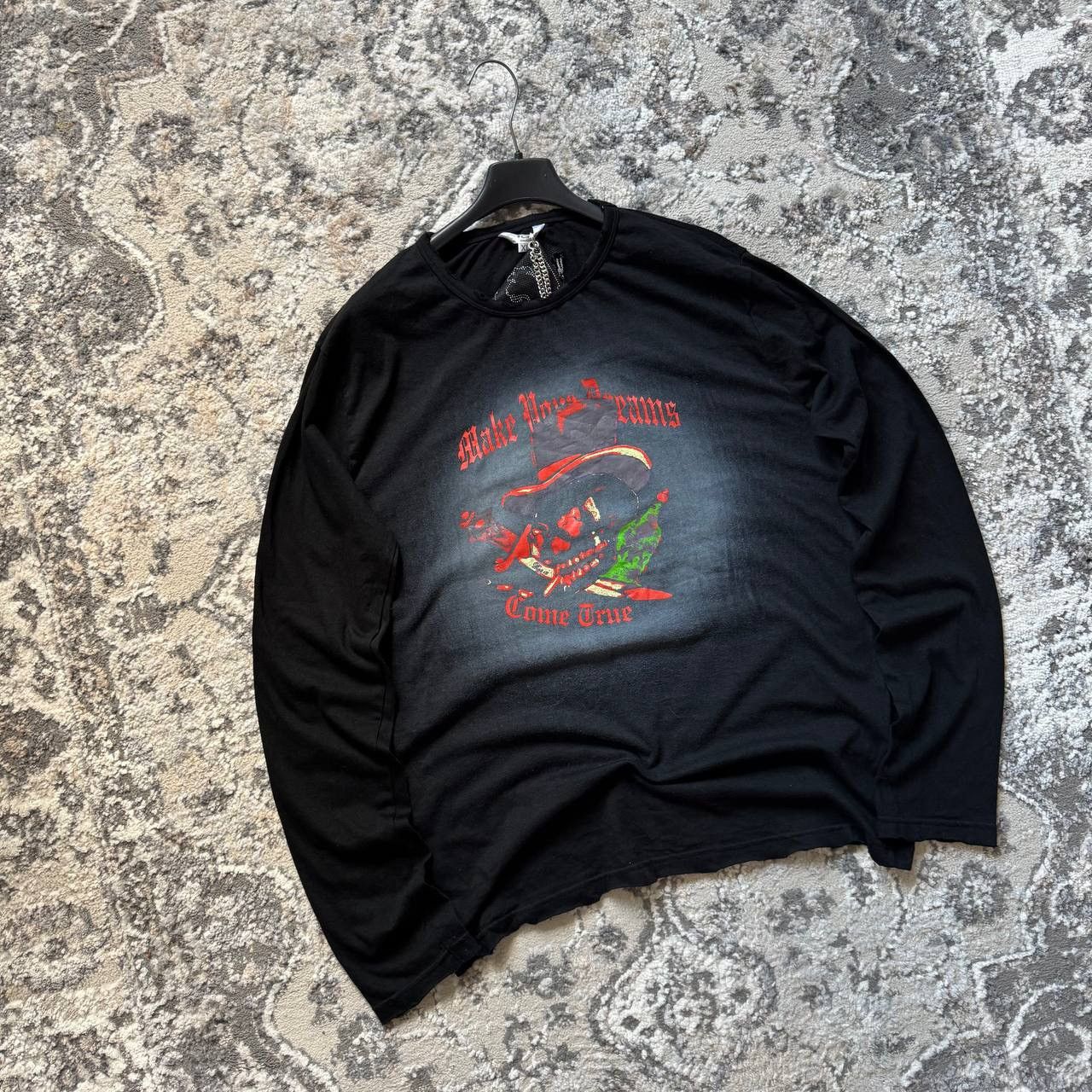 Japanese Brand Japanese RG 512 Skull Tattoo Archive Gothic Glamour Black LS Size US XL / EU 56 / 4 - 2 Thumbnail