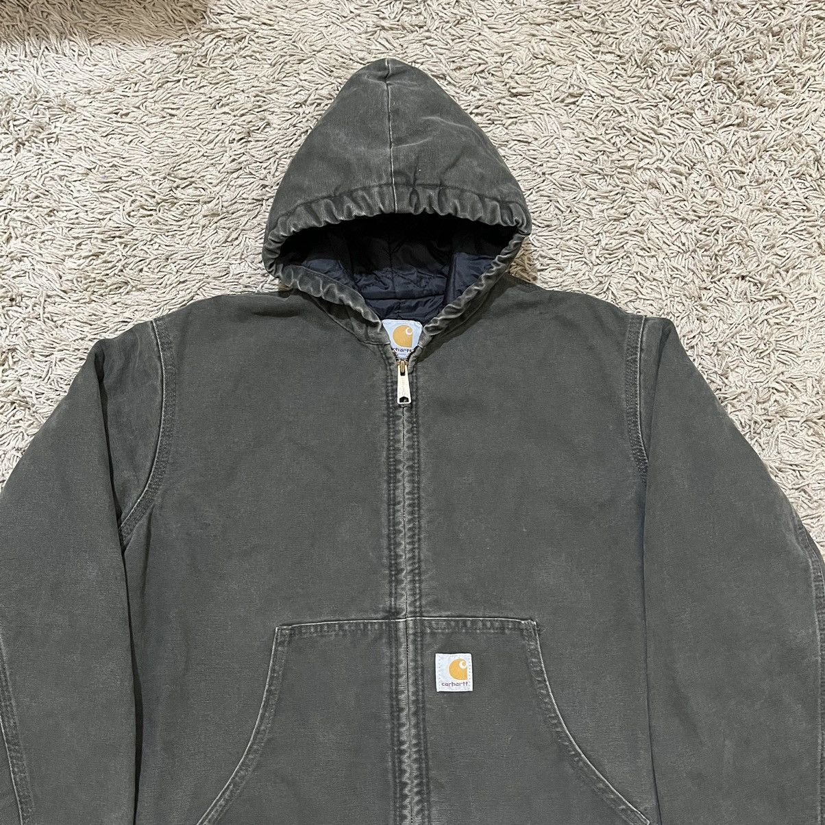 Carhartt Carhartt Y06 MOS Moss Green Duck Active Jacket Size US M / EU 48-50 / 2 - 18 Thumbnail