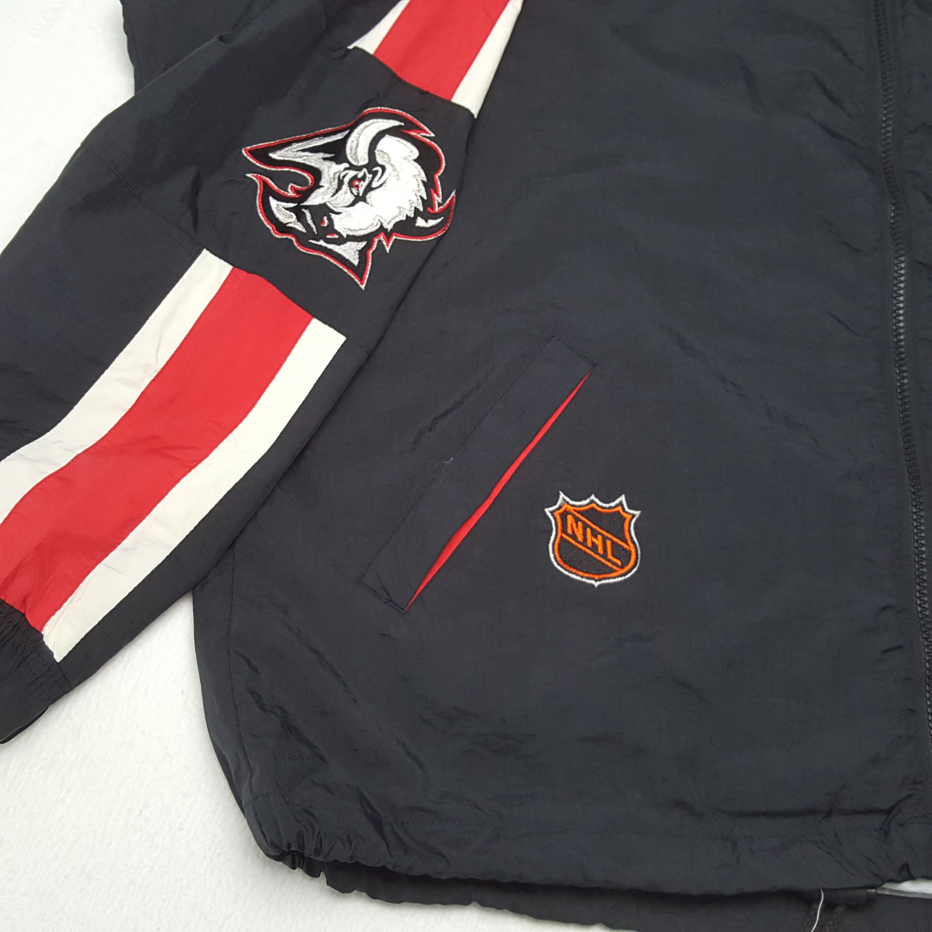 NHL × Starter × Vintage Buffalo Sabres Ice Hockey Team NHL Starter Jacket Size US XXL / EU 58 / 5 - 8 Thumbnail