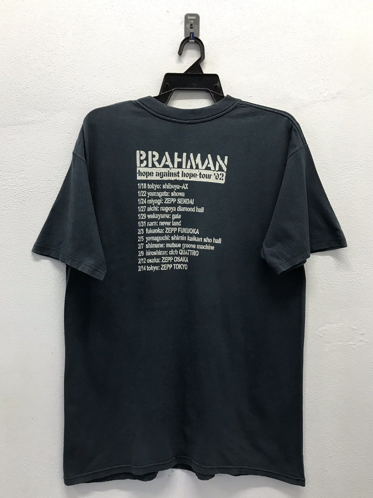 Anvil × Band Tees Vintage Brahman Hope Against Hope Tour 02 Shirt Size US L / EU 52-54 / 3 - 2 Thumbnail