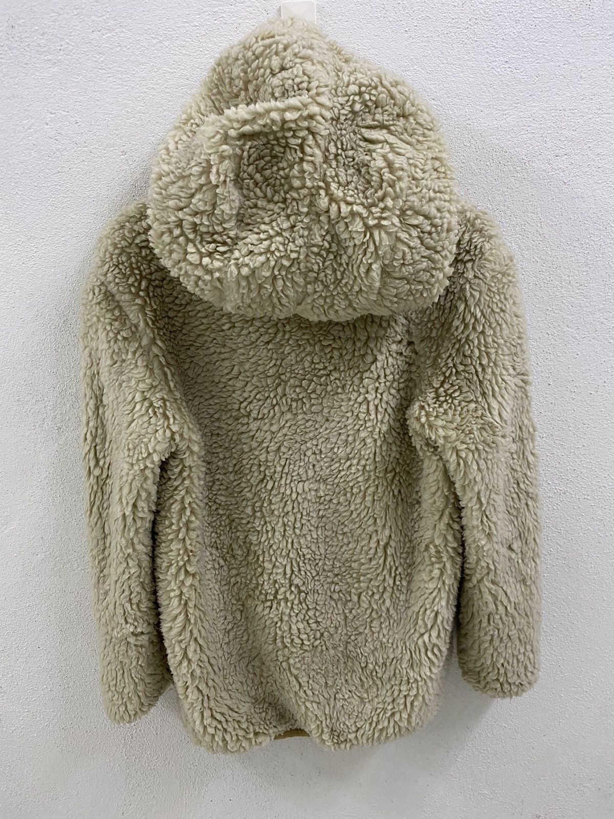 image of (Js25) Issey Miyake Fleece/fur Jacket By Mercibeaucoup in Brown, Men's (Size Small)