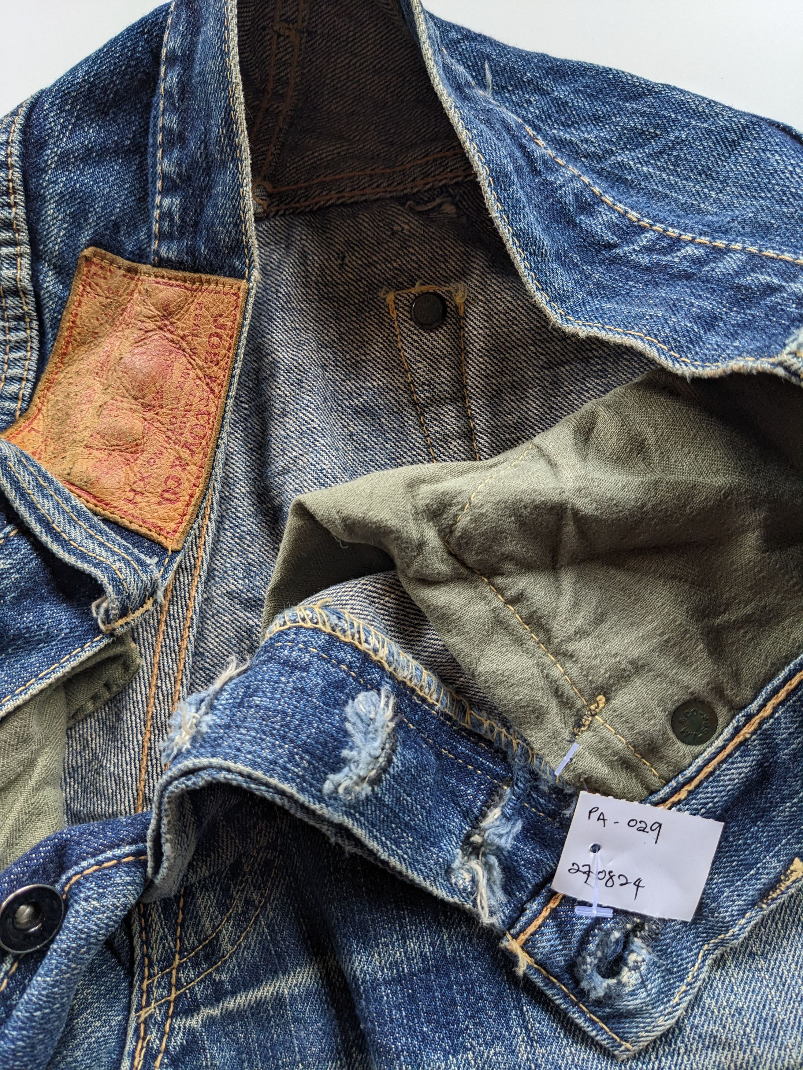 The Real McCoy's Joe Mccoy distressed selvedge jeans Size US 30 / EU 46 - 10 Thumbnail