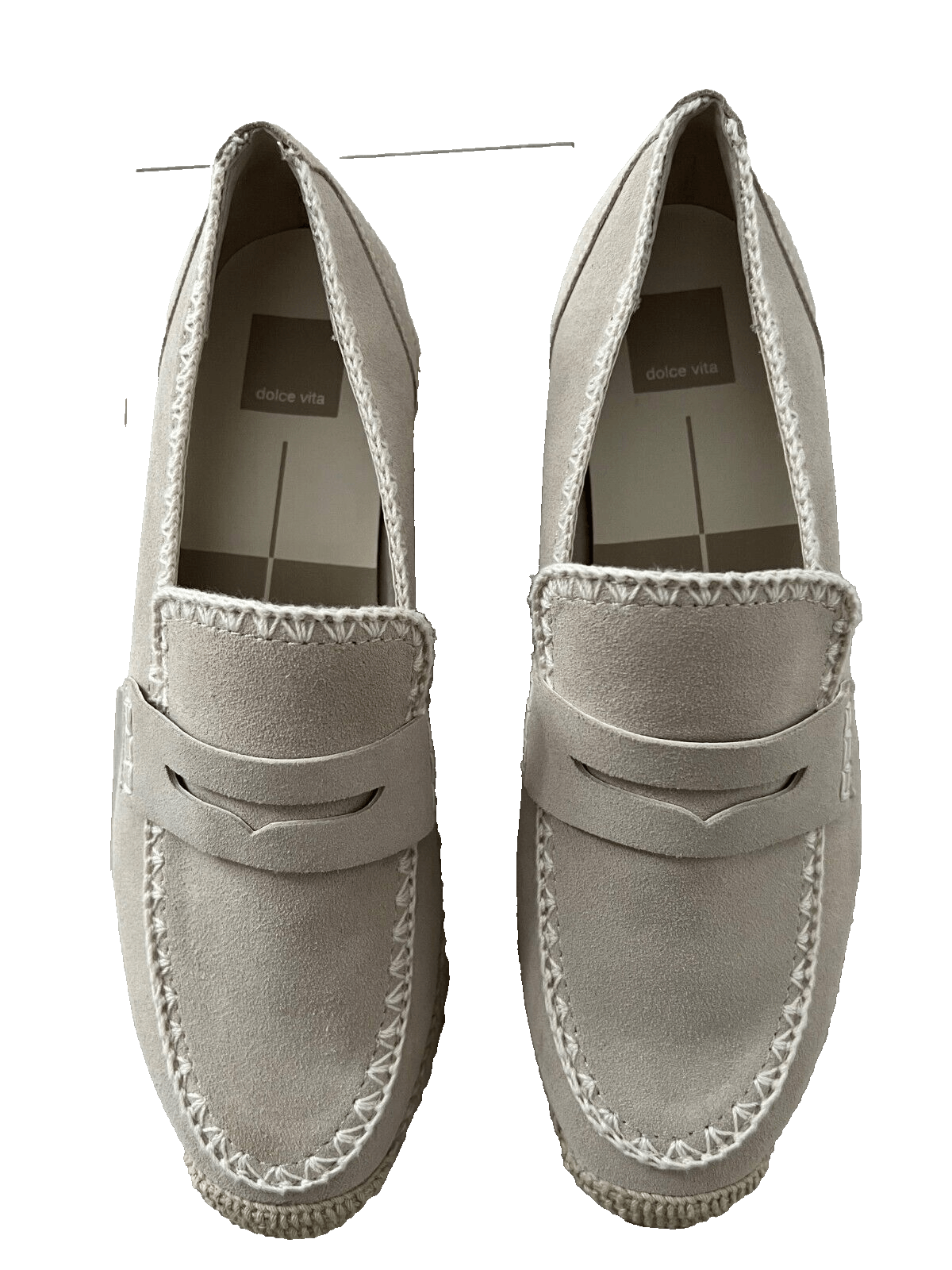 Dolce Vita Dolce Vita Jalia Platform Suede Shoes Loafers Dune ( 10 ) Size US 10 / IT 40 - 3 Thumbnail