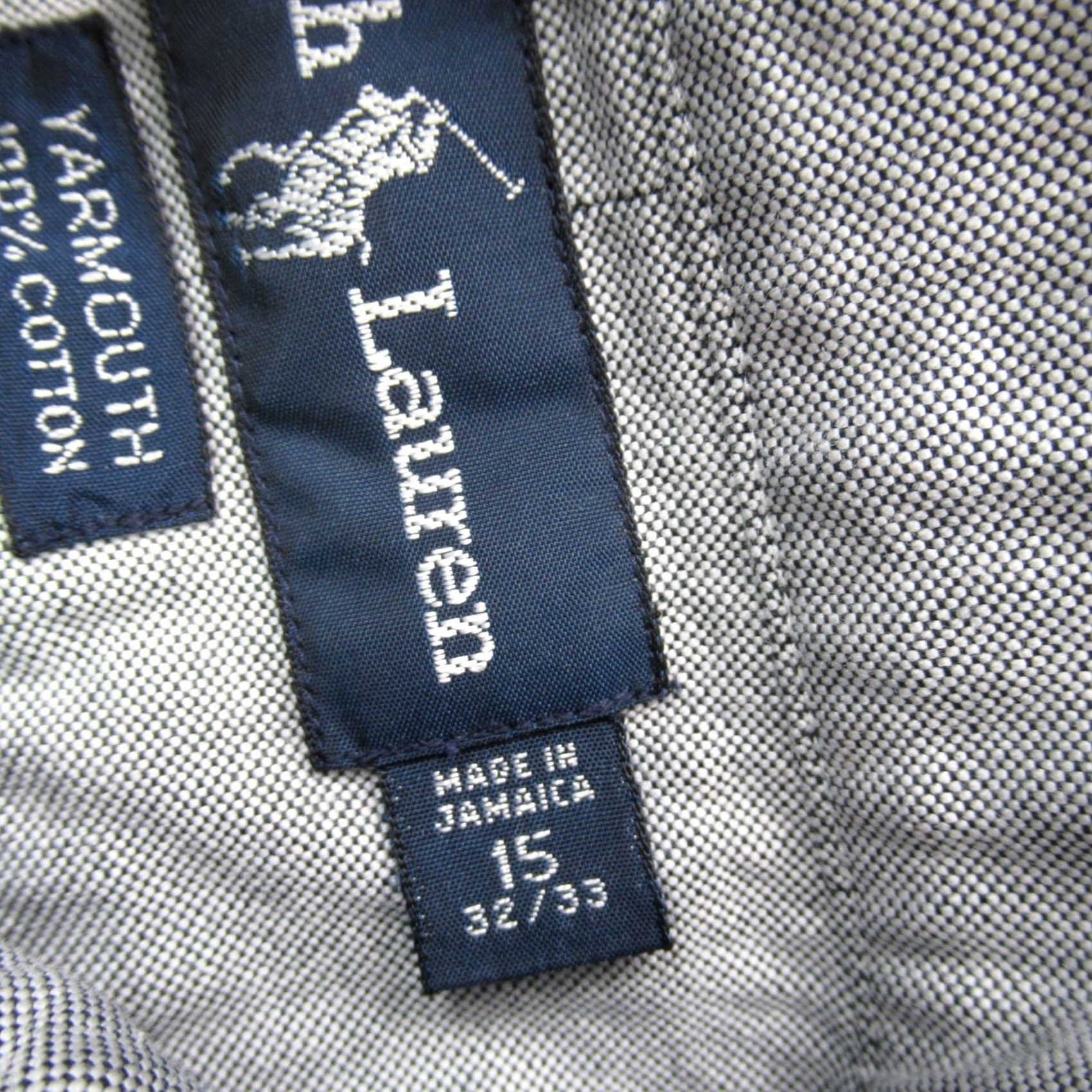 Polo Ralph Lauren Ralph Lauren Shirt 15 Gray Yarmouth Lightweight Long Sleeve Button Front Mens Size US L / EU 52-54 / 3 - 5 Thumbnail