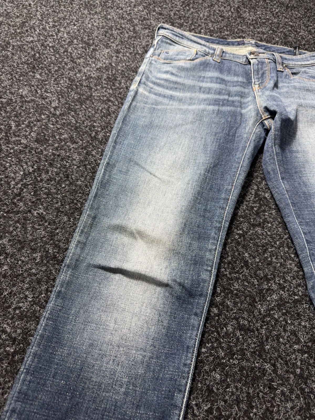 Giorgio Armani Luxury 00s Armani Jeans Slim Tapered Denim Pants Rock Y2K Size 27" / US 4 / IT 40 - 4 Thumbnail