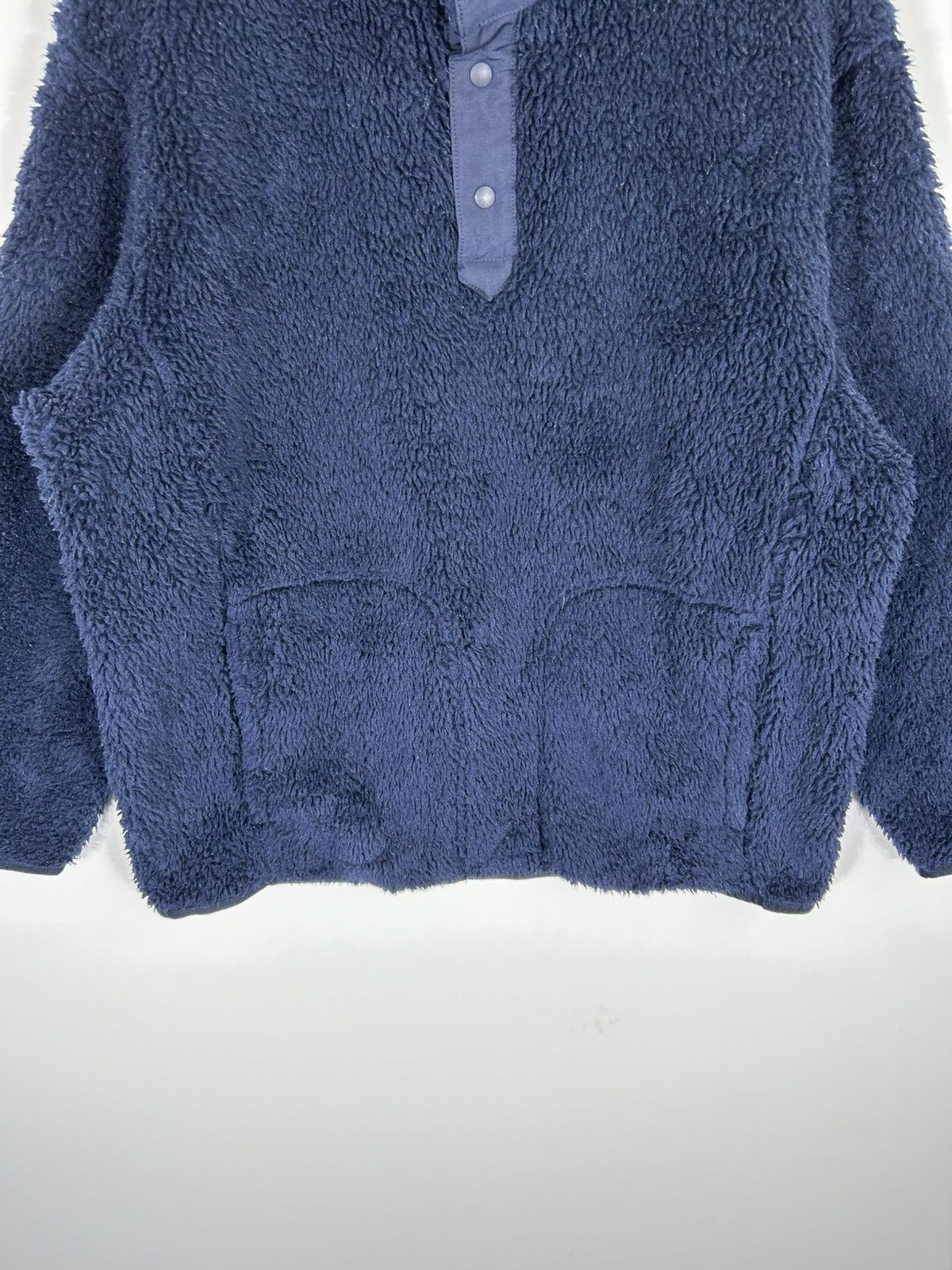Uniqlo × White Mountaineering 🔥White Mountaineering❌Uniqlo Fleece Snap Button Sweatshirt Size US L / EU 52-54 / 3 - 5 Thumbnail