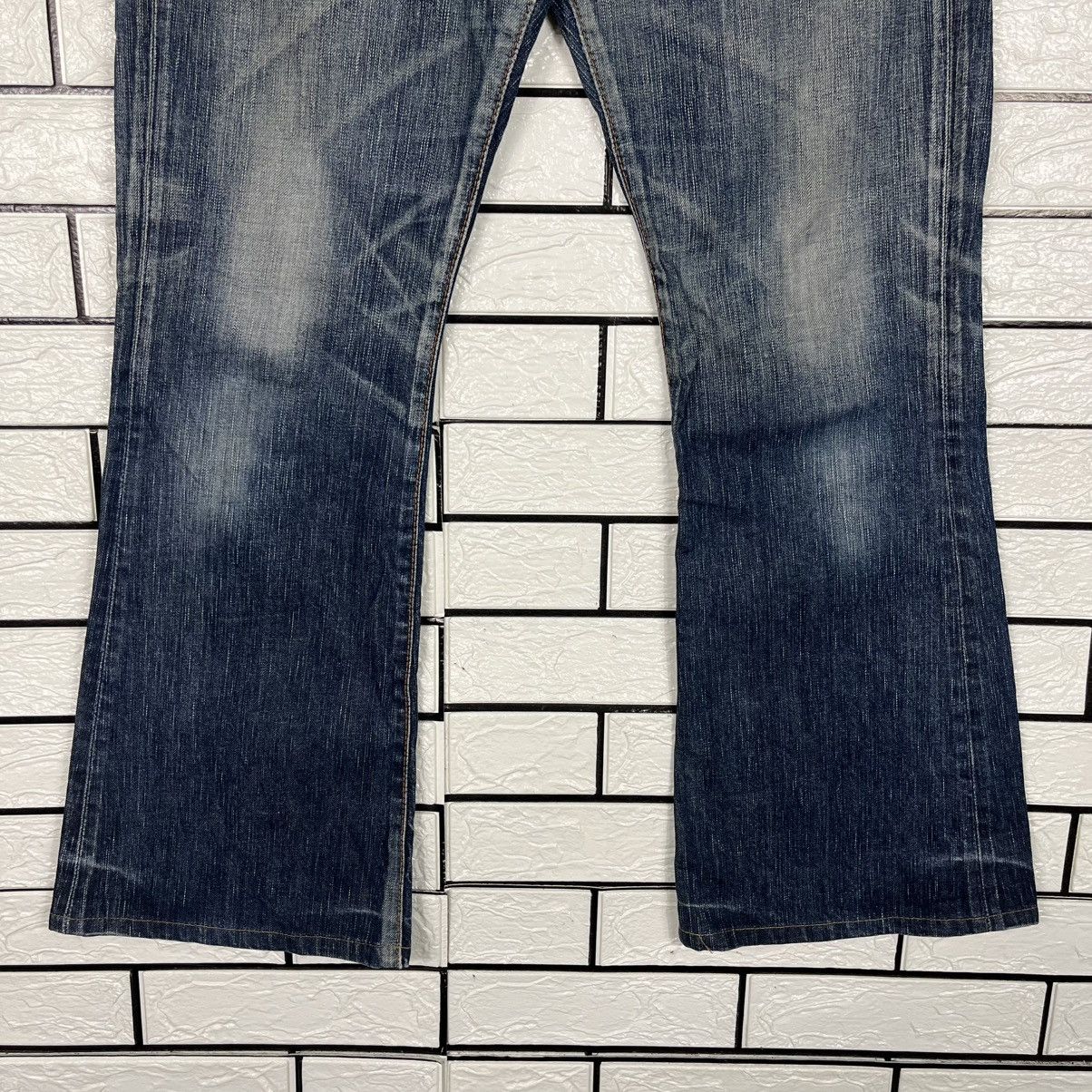 Japanese Brand Vintage Edwin Lot 503 Flare Denim Size 34" / US 12 / IT 48 - 4 Thumbnail