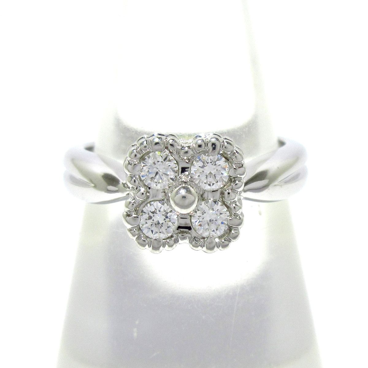 Van Cleef & Arpels Van Cleef & Arpels Sweet Alhambra Ring 18K White Gold and Diamonds Size ONE SIZE - 1 Thumbnail