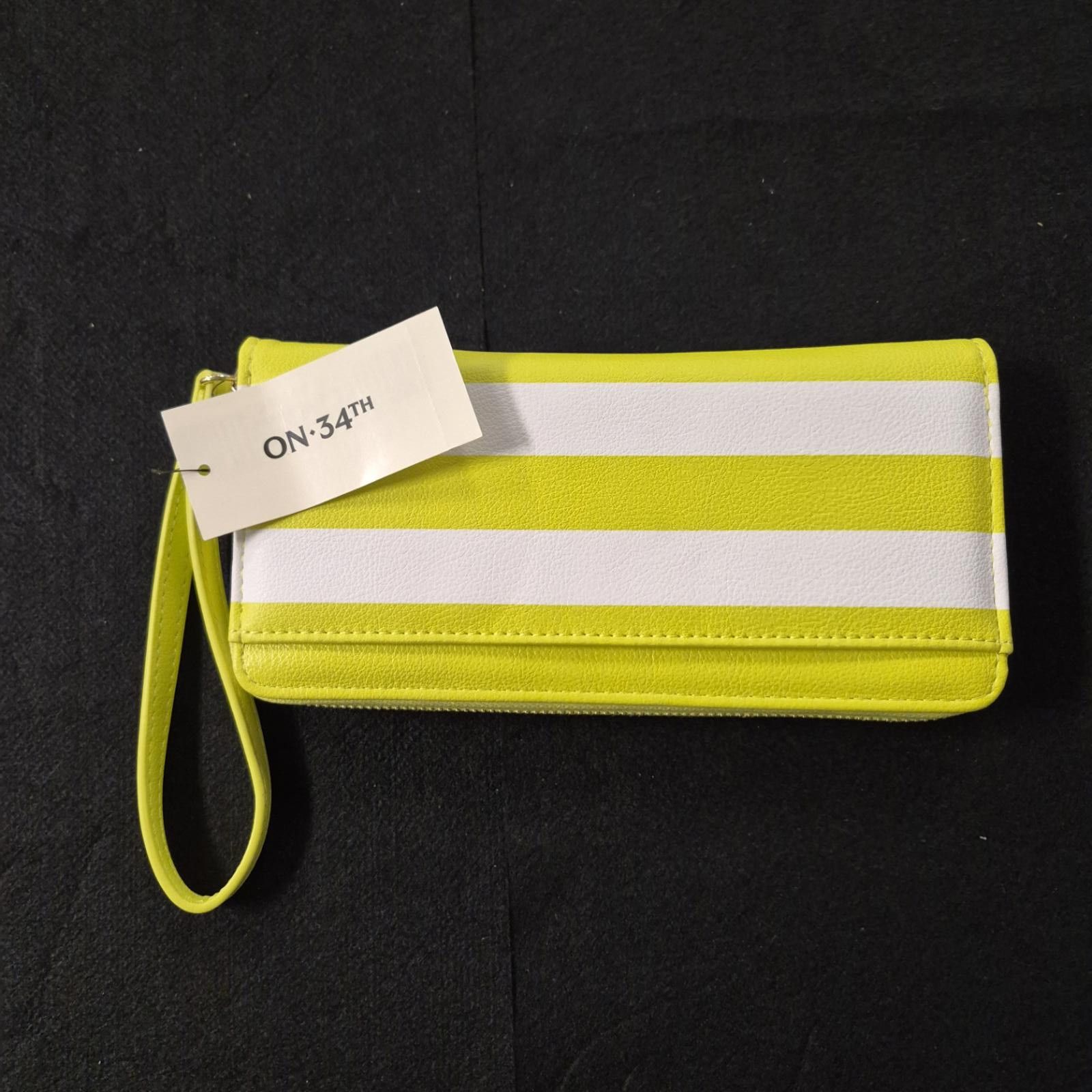 Other On 34th Angii Zip-Around Printed Wallet – Lemon/White Size ONE SIZE - 1 Thumbnail
